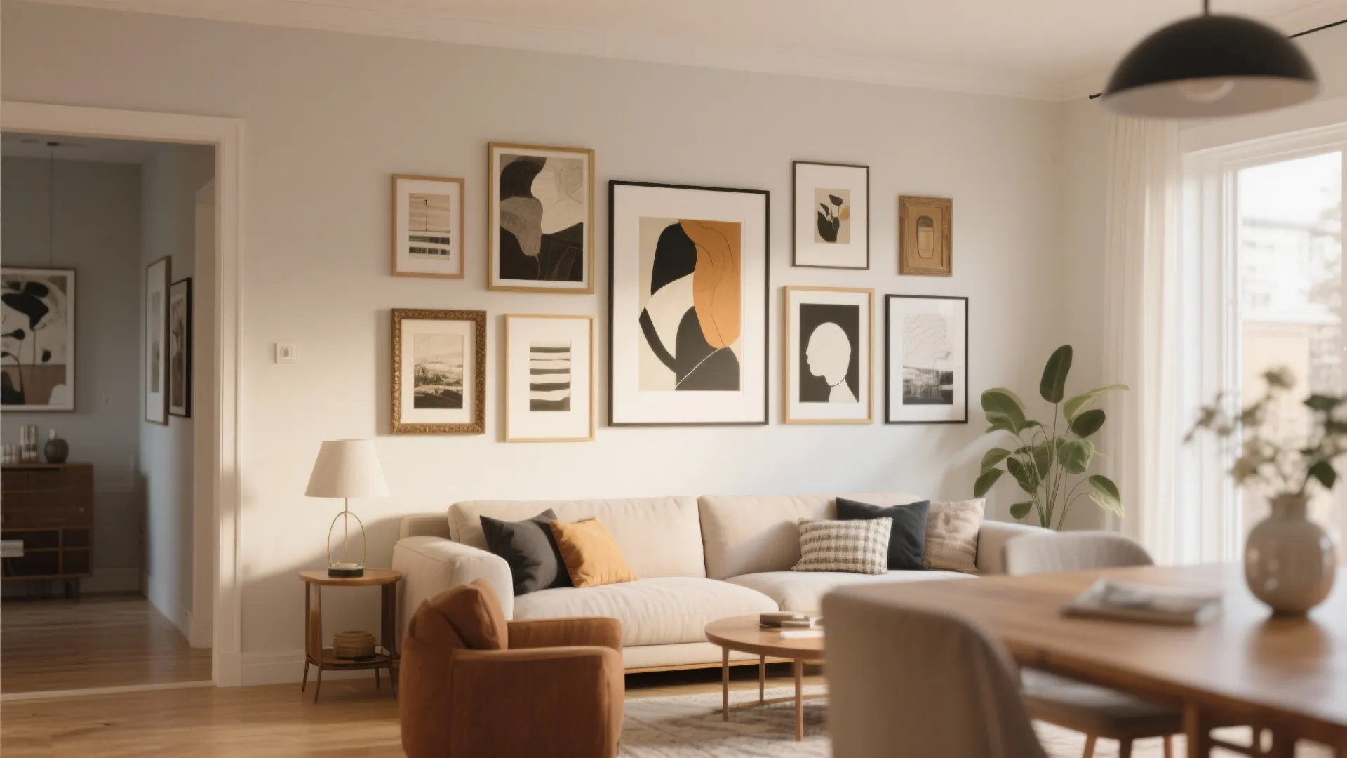 7. Wall Art Grouping