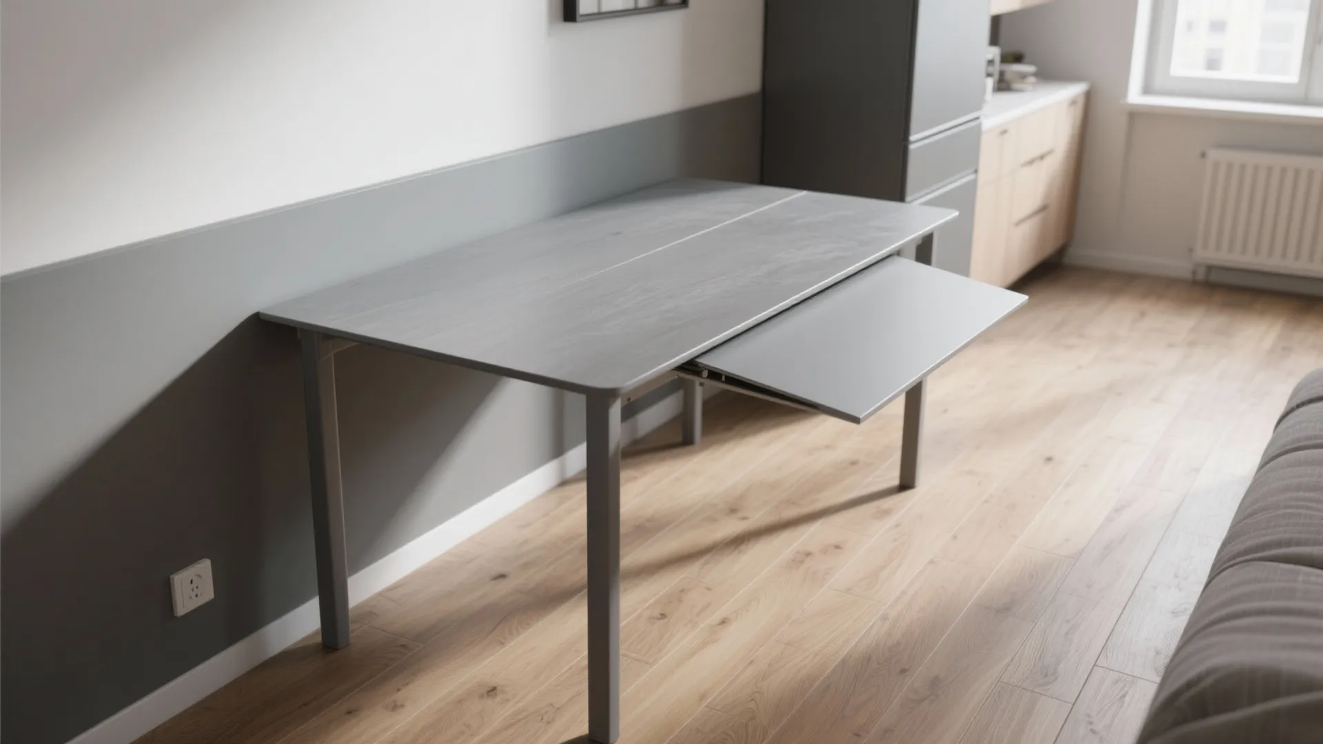 1. Go slim with a wall-backed extension