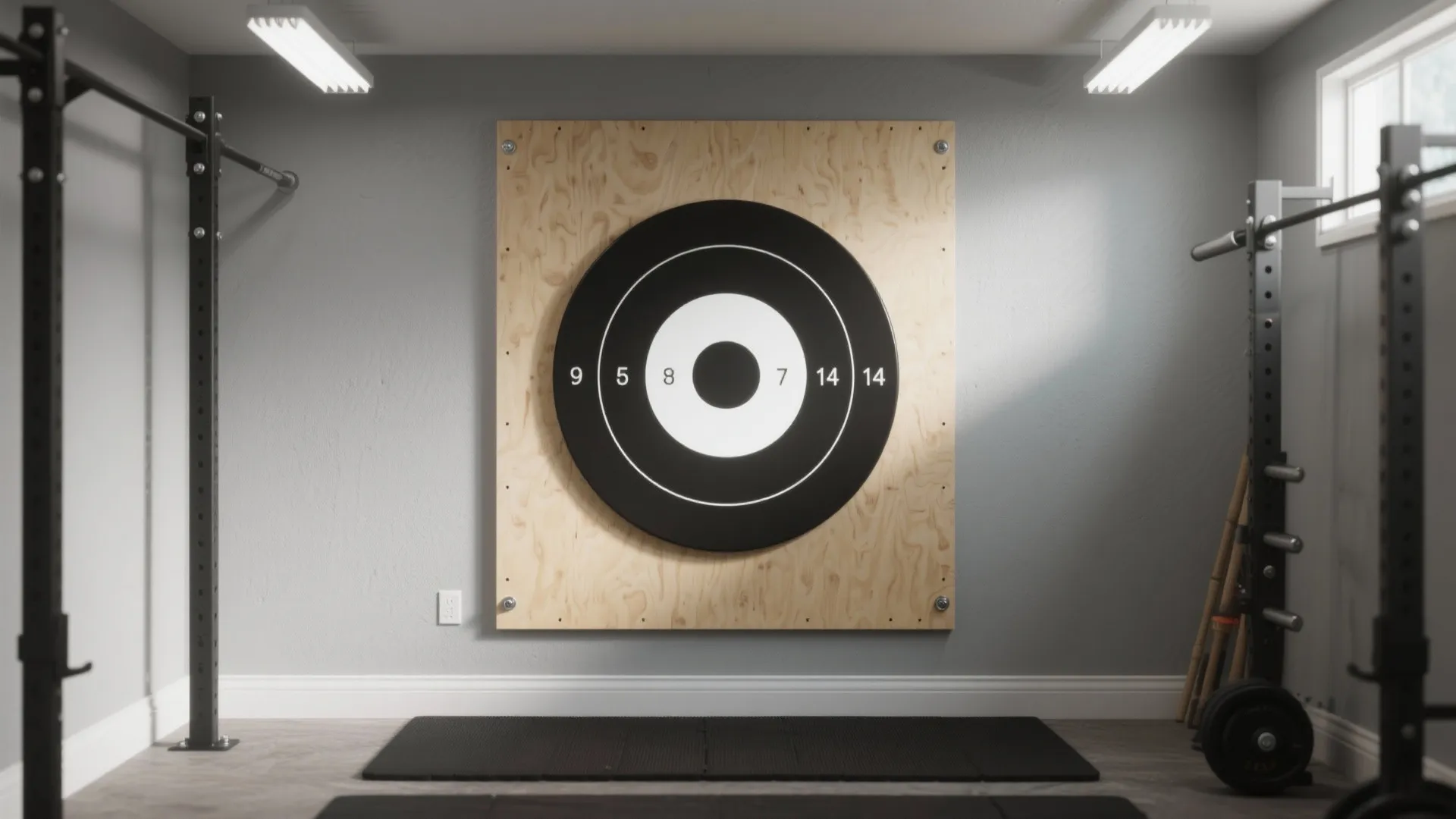 Wall Ball Target DIY: Simple Guide for Home Fitness: 1 Minute to a Custom Wall Ball Target on a Budget