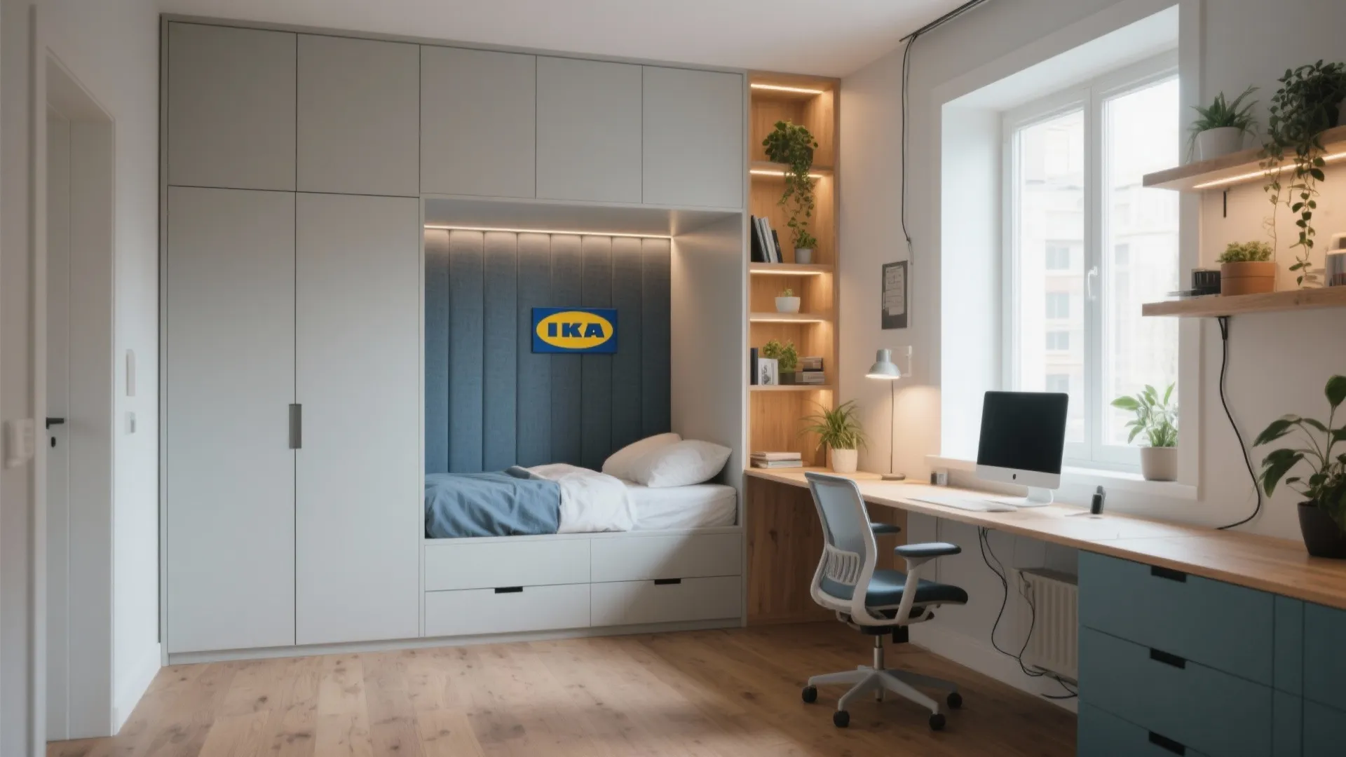 DIY Wall Bed IKEA: Transform Small Spaces Effortlessly: 1 Minute to Your Space-Saving Wall Bed Solution
