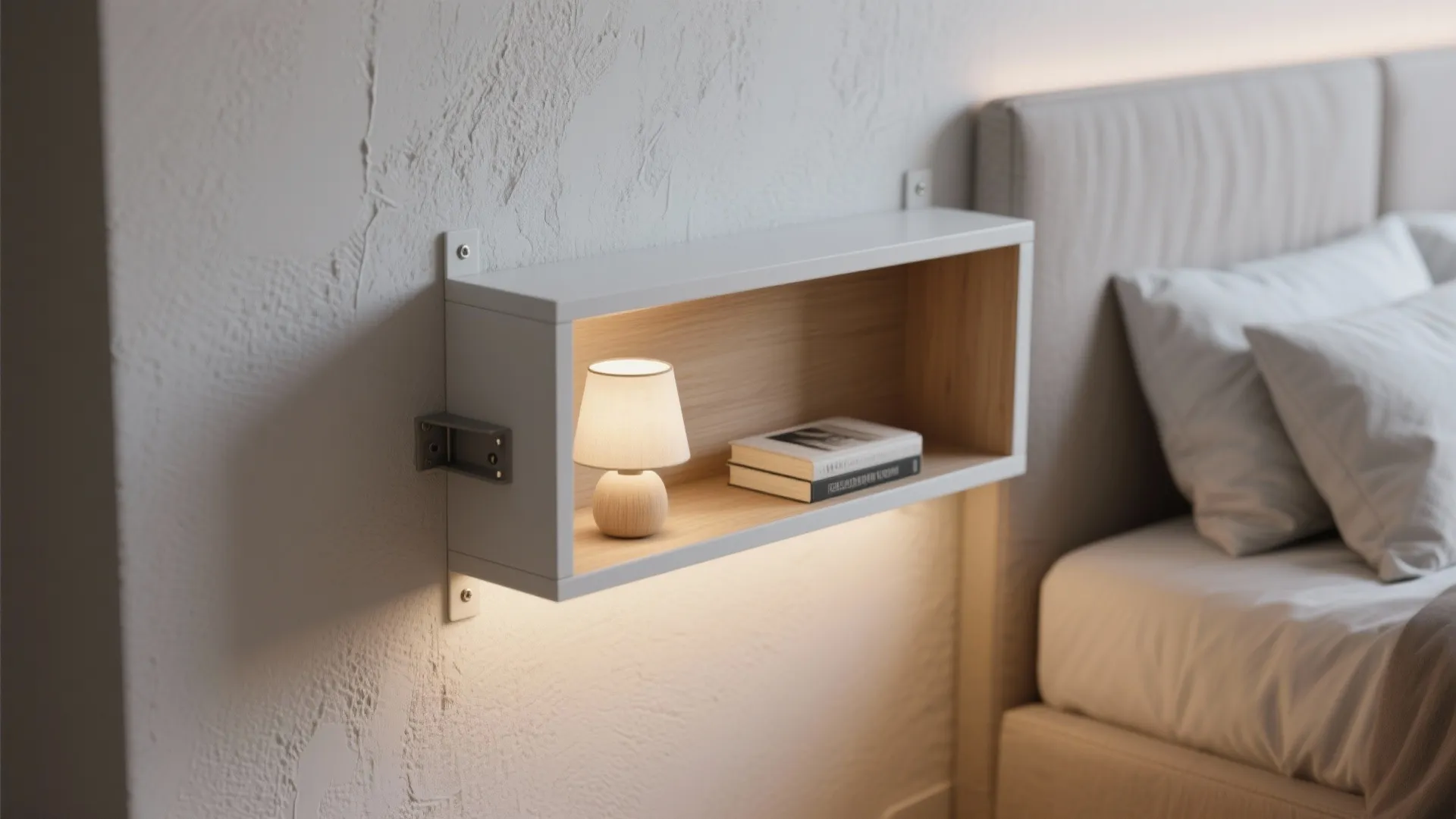 2. Wall-mounted bedside solutions