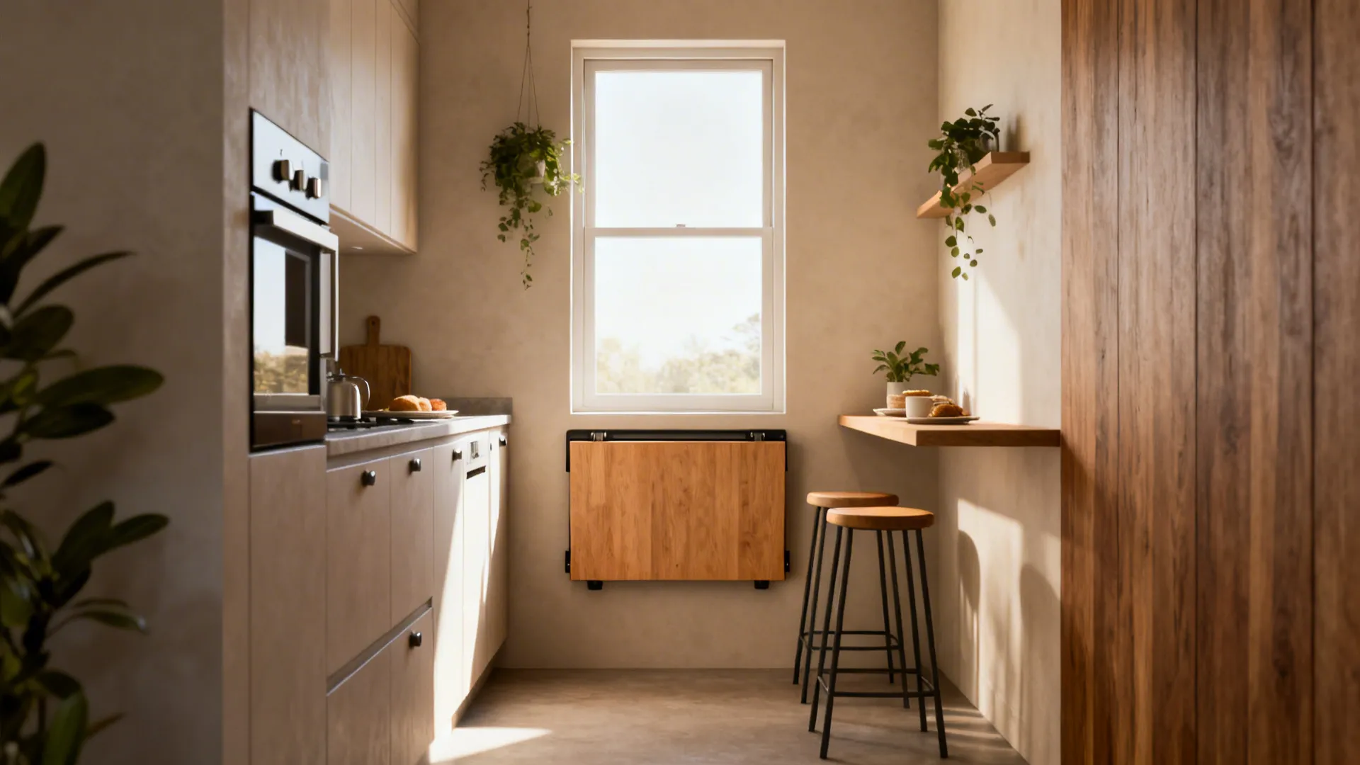 5 Wall Breakfast Bar Ideas for Small Kitchens