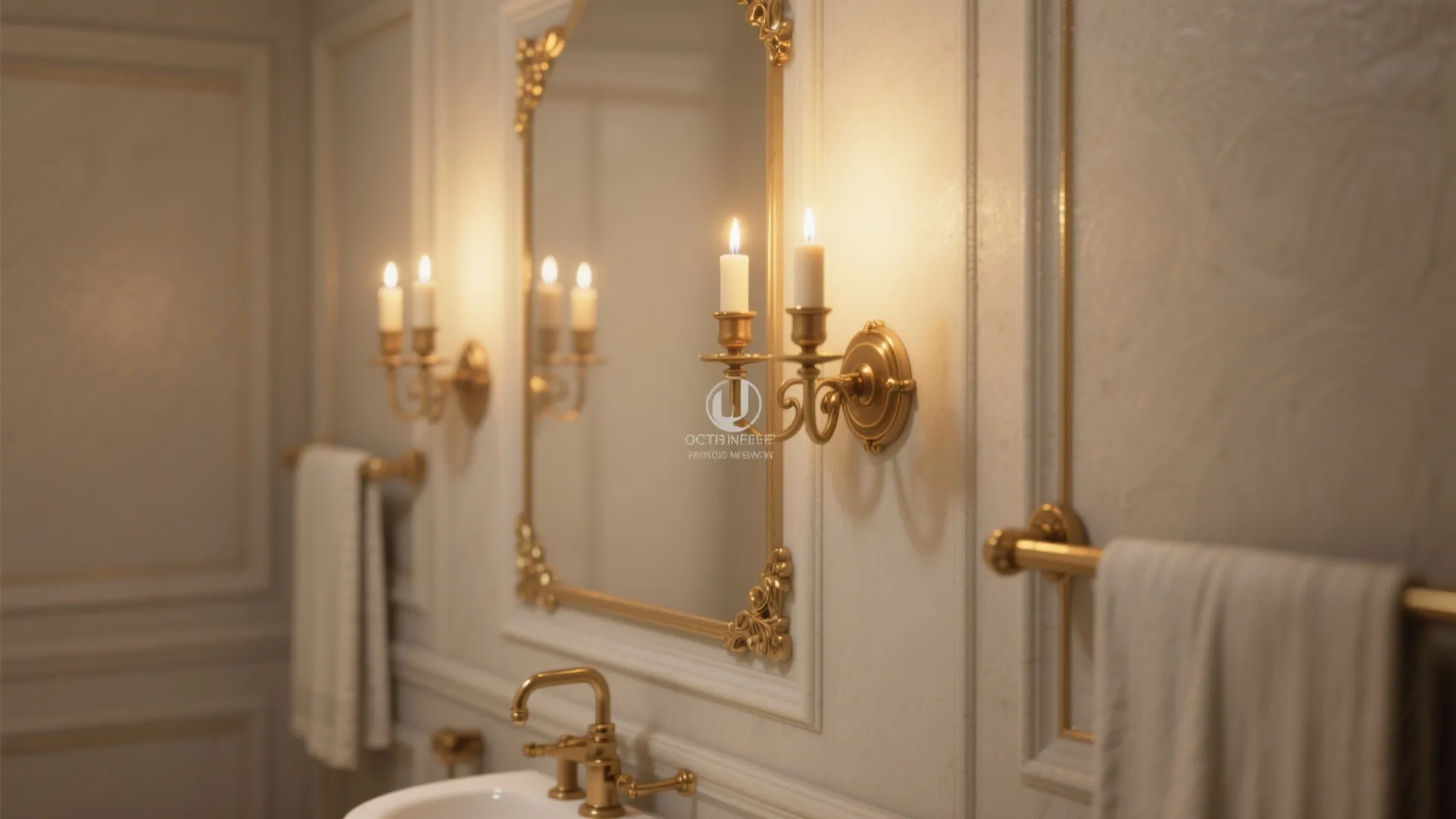 5. Wall-mounted candle sconces