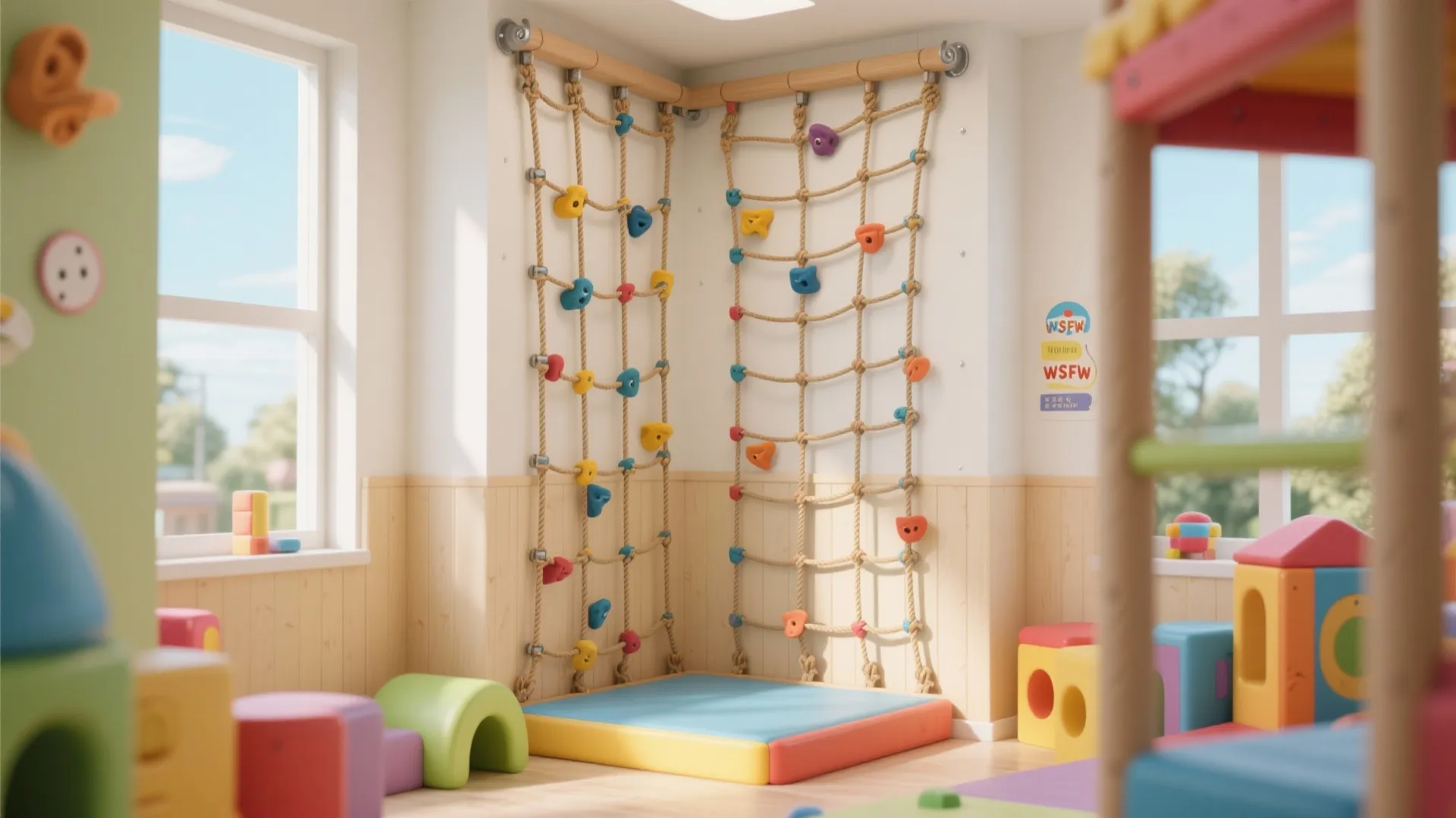 1. Wall-to-Ceiling Play Zone