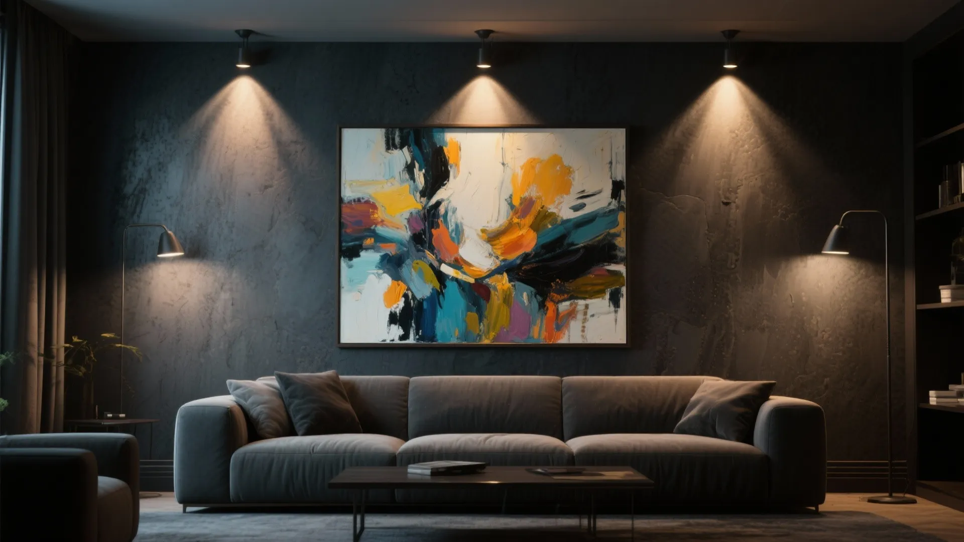 2. Use Wall Color and Lighting to Add Depth