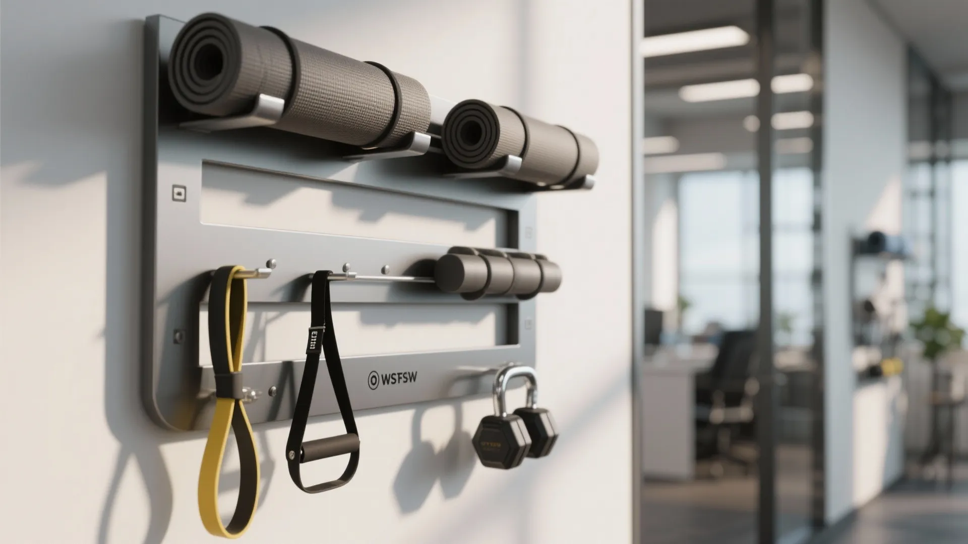 2. Wall-Mounted Equipment Rack