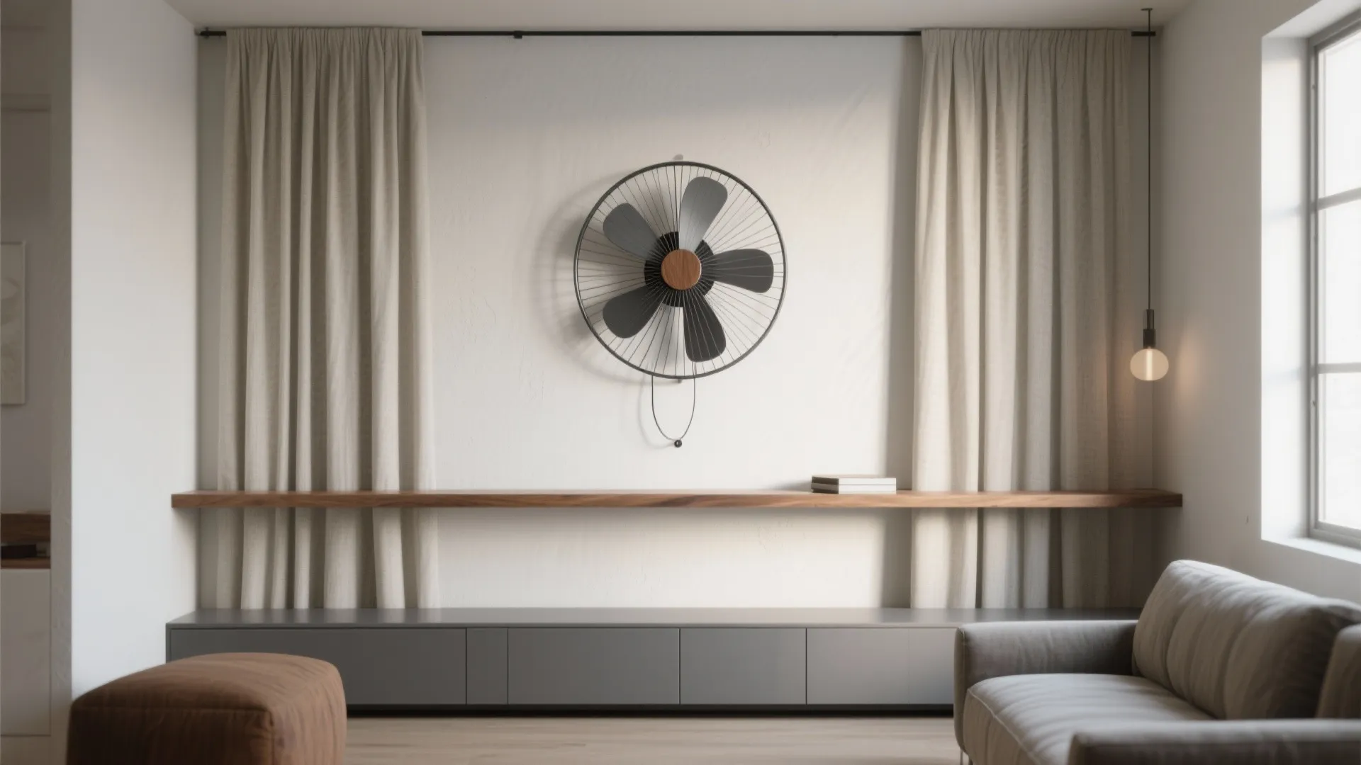 Small Room Still Feels Hot? Try a Wall Mount Designer Fan