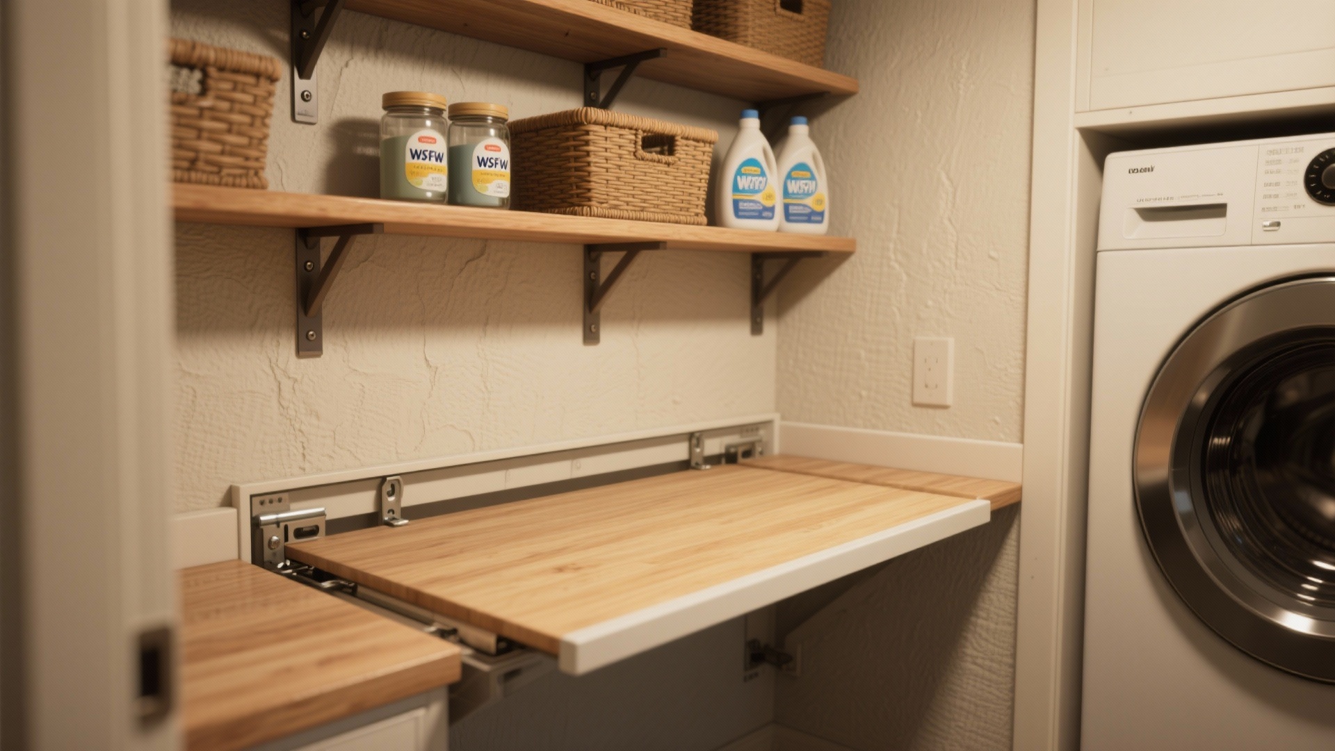 10 Laundry Room Folding Station Ideas for Small Spaces