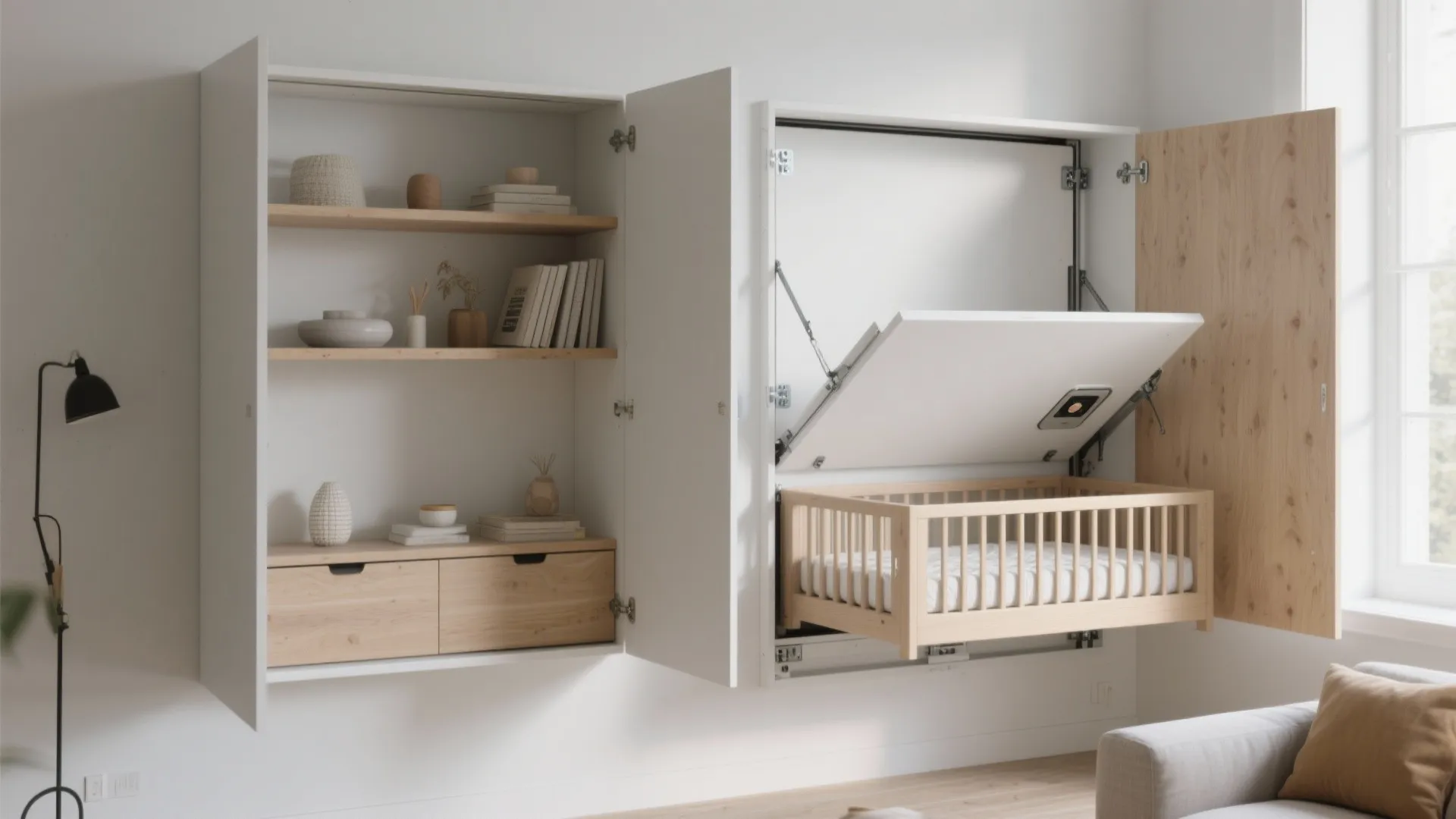 Crib for Small Space: 5 Smart Ideas: Creative, practical crib solutions for tiny nurseries — five real-world inspirations