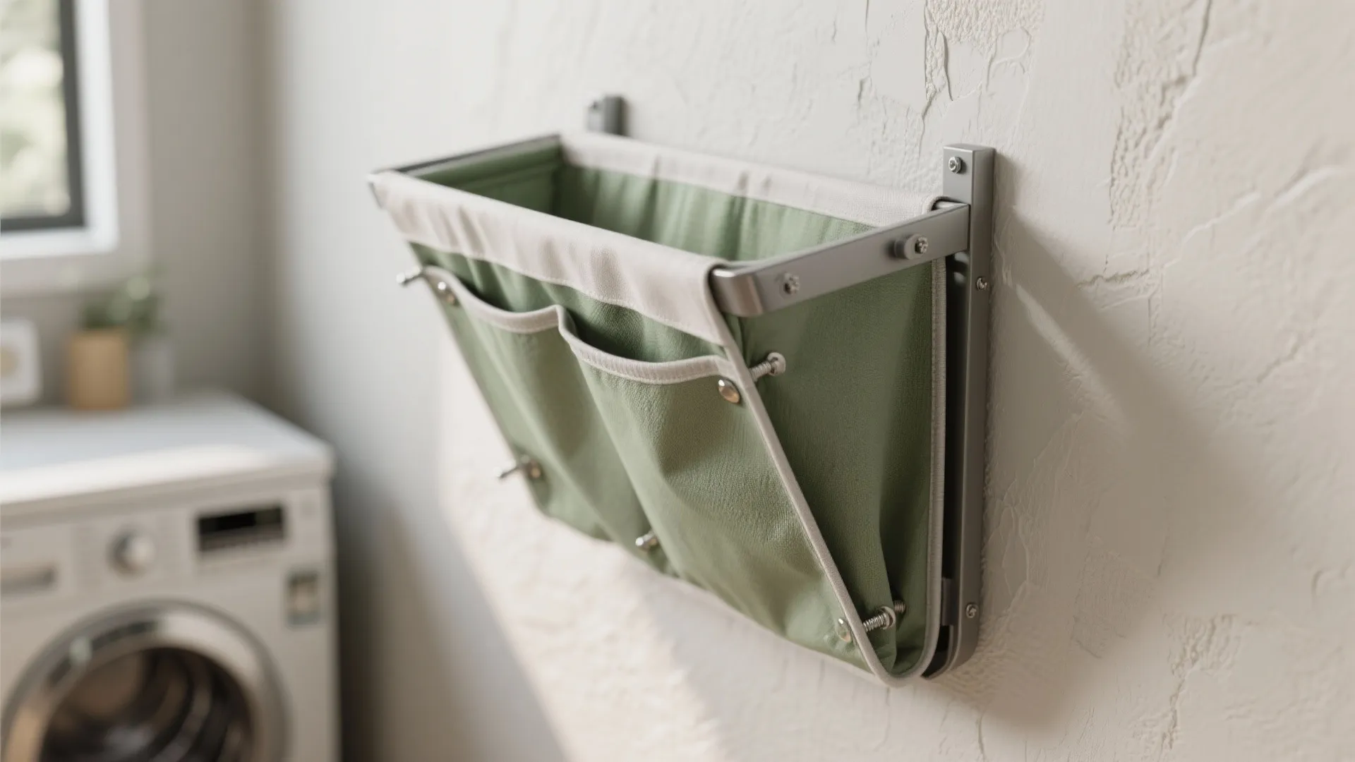 5. Wall-Mounted Foldable Hampers
