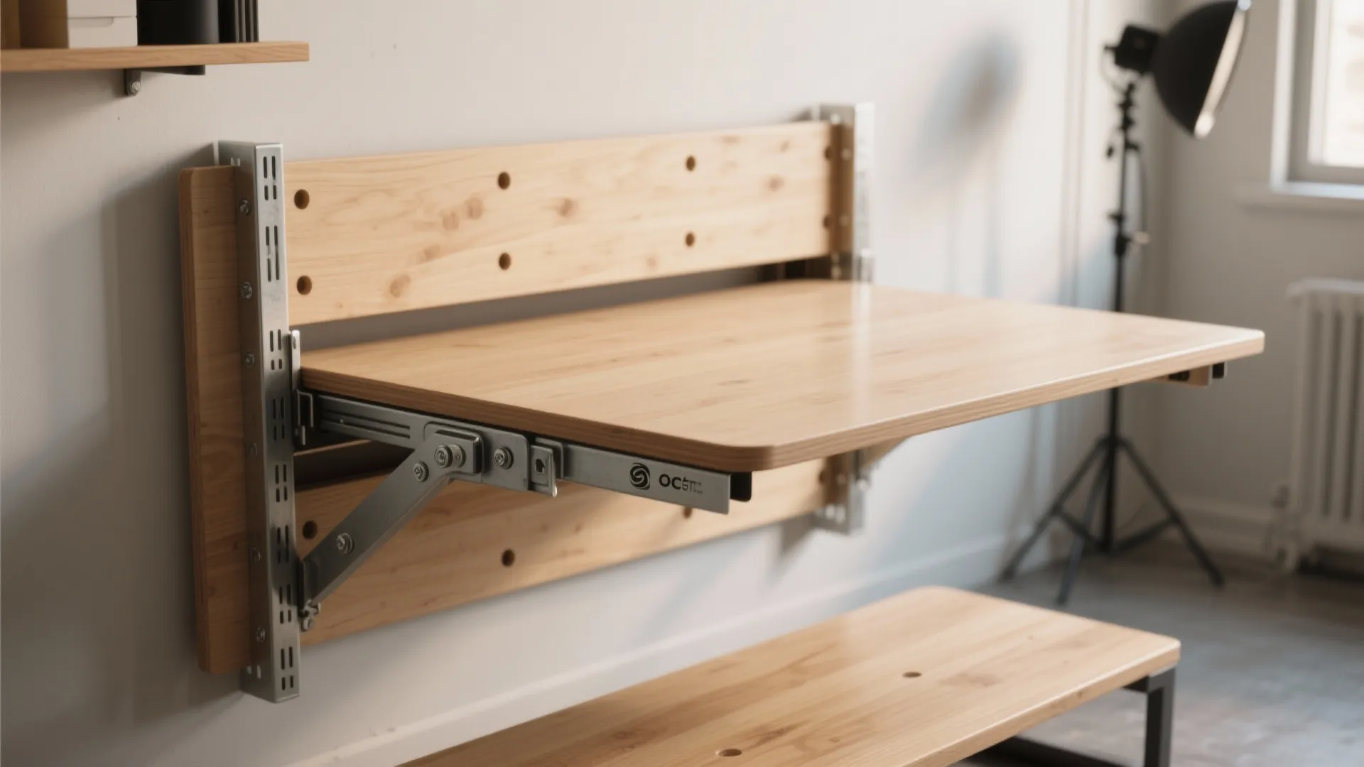 1. Wall-mounted fold-down MFT