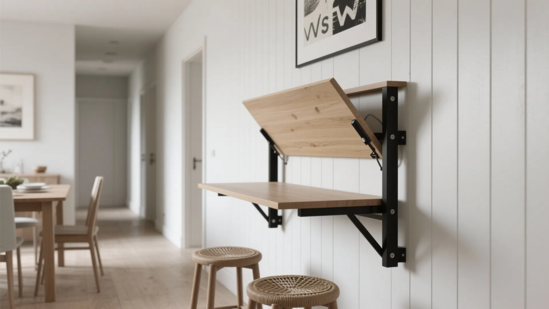 2. Wall-mounted Foldaway Tables