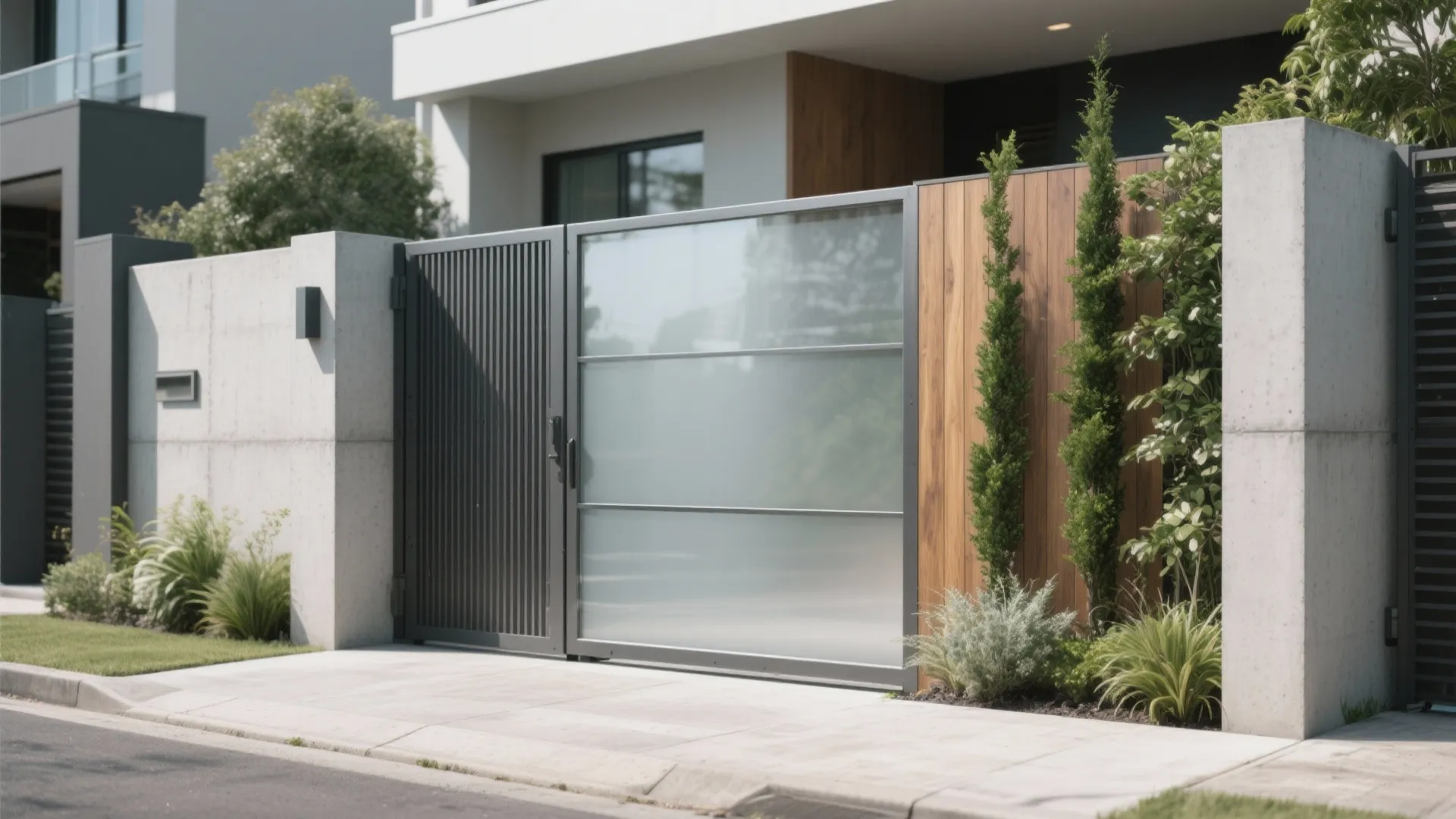 5 Modern Boundary Wall Designs with Gate: Small plots, big style: my expert guide to five modern boundary wall designs with gate
