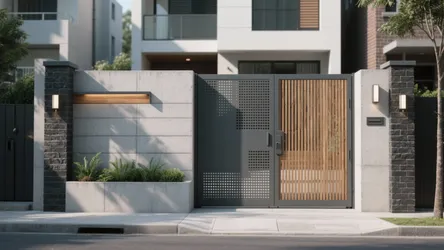 5 House Boundary Wall Main Gate Design Ideas