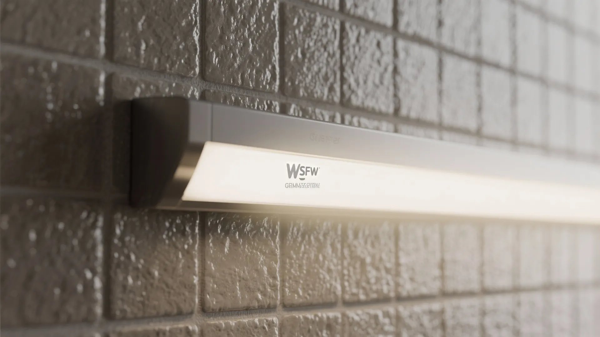 Edge-lit mirrors and wall grazers in kitchens