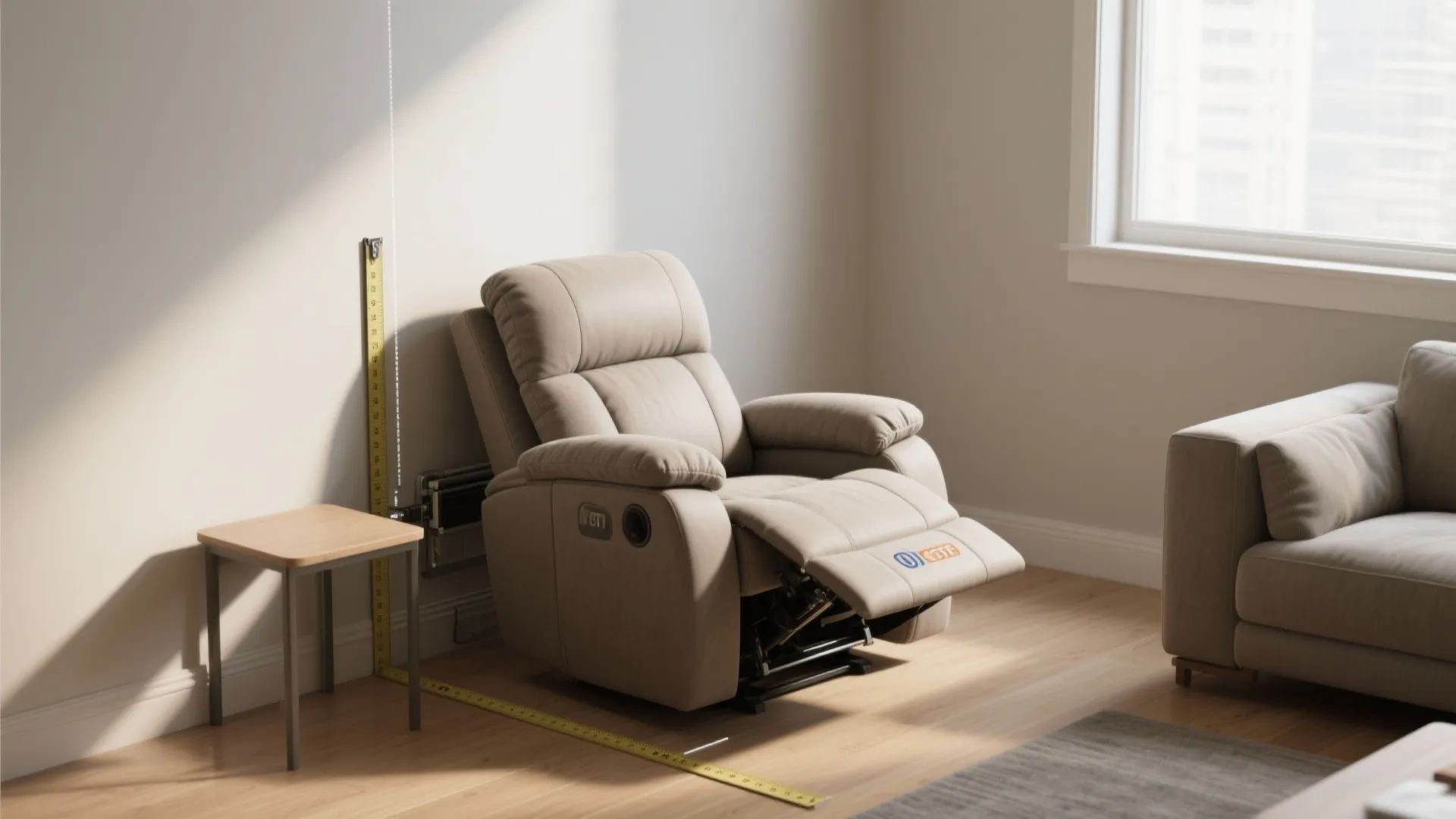 Wall-hugger and space-saver mechanisms