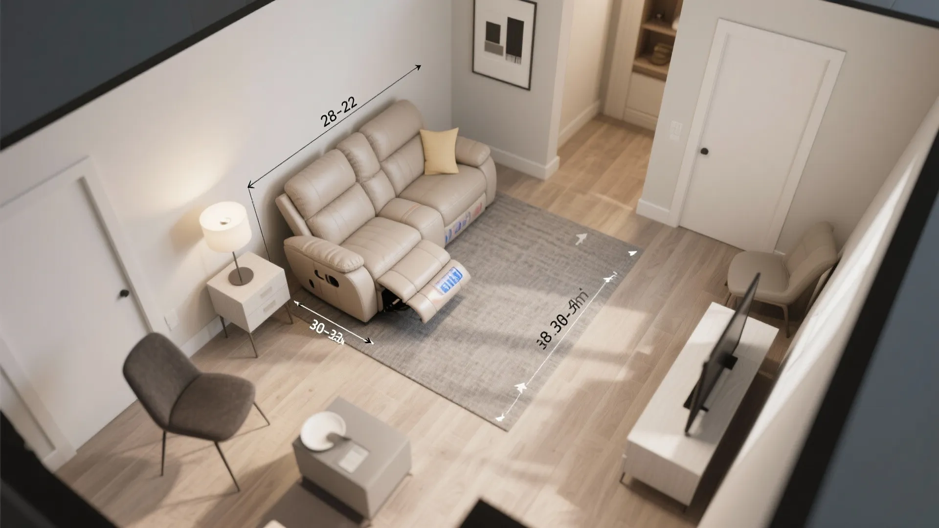 Wall-hugger Recliners with Slim Arms