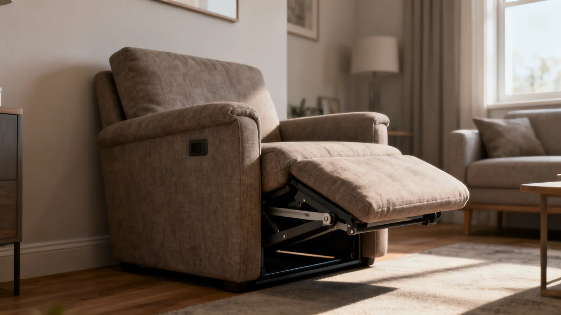 2. Wall-hugger reclining loveseat