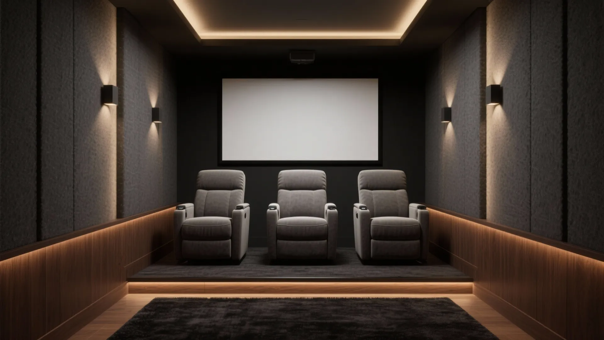 Wall-Hugger Recliners in a Single Row