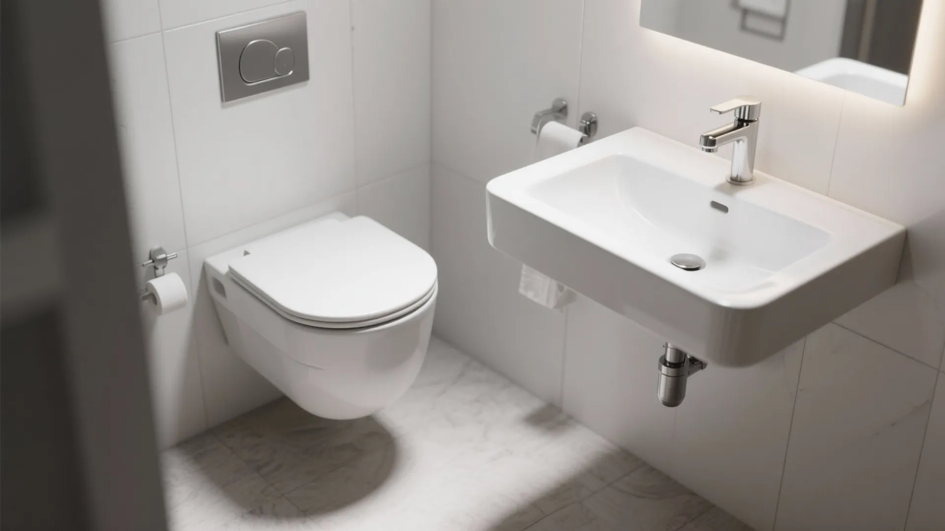 3. Wall-hung fixtures and compact toilets
