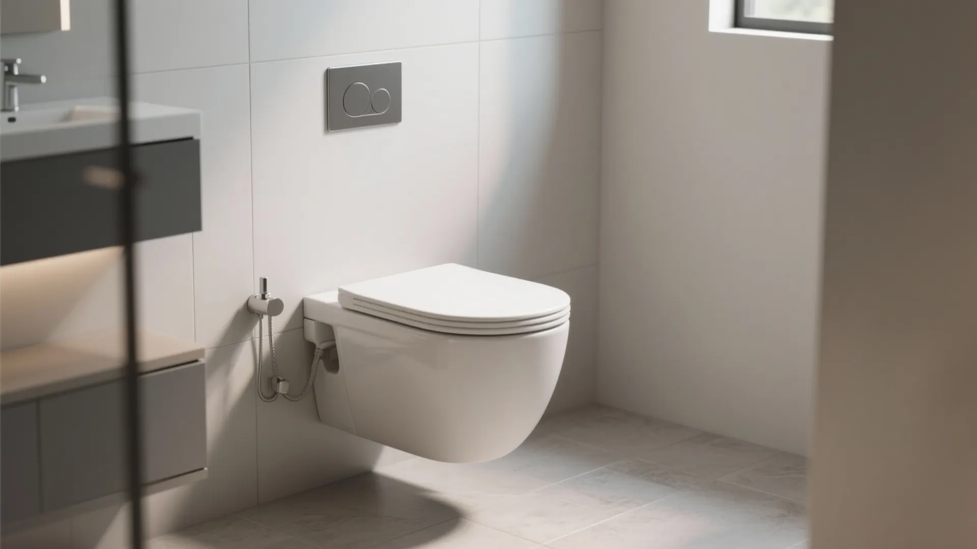 5. Wall-hung toilet