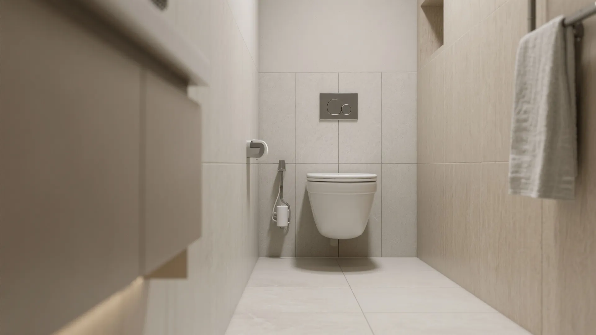 5. Wall-hung toilets and concealed cisterns