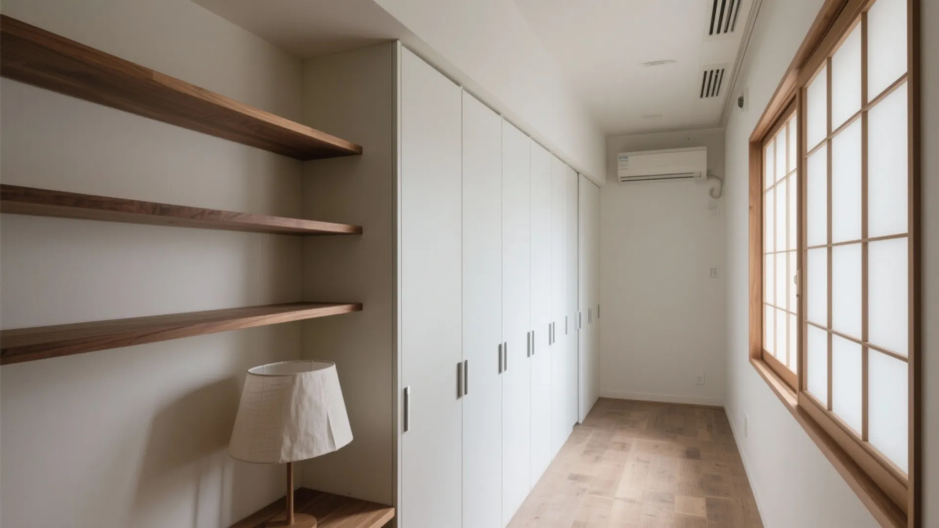 収納は“面”で取る：収納技巧で奥行きを生む壁一体化