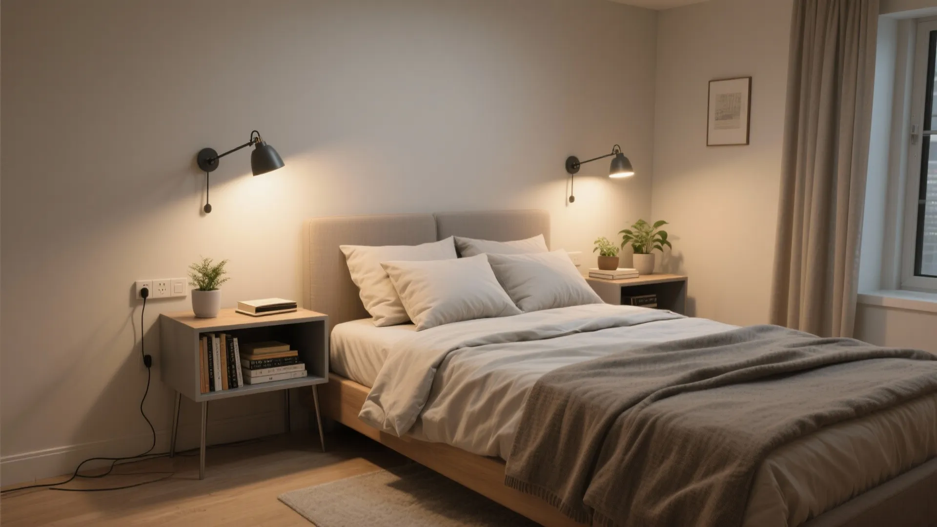 Wall-Mounted Lamps to Save Floor Space