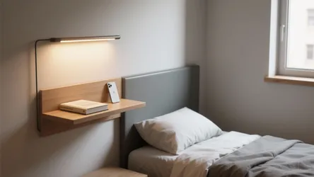 5 Small-Space Ideas for Wall Light with Shelf