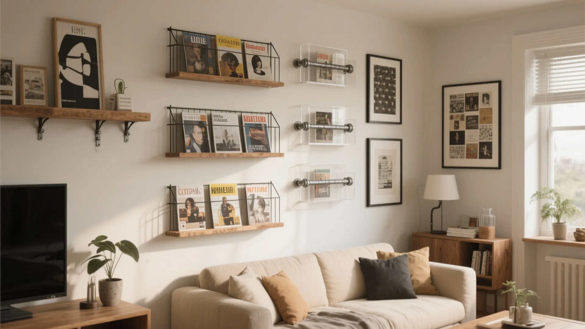 5 Wall Magazine Ideas to Transform Your Space: Creative wall-mounted magazine displays that combine style and function