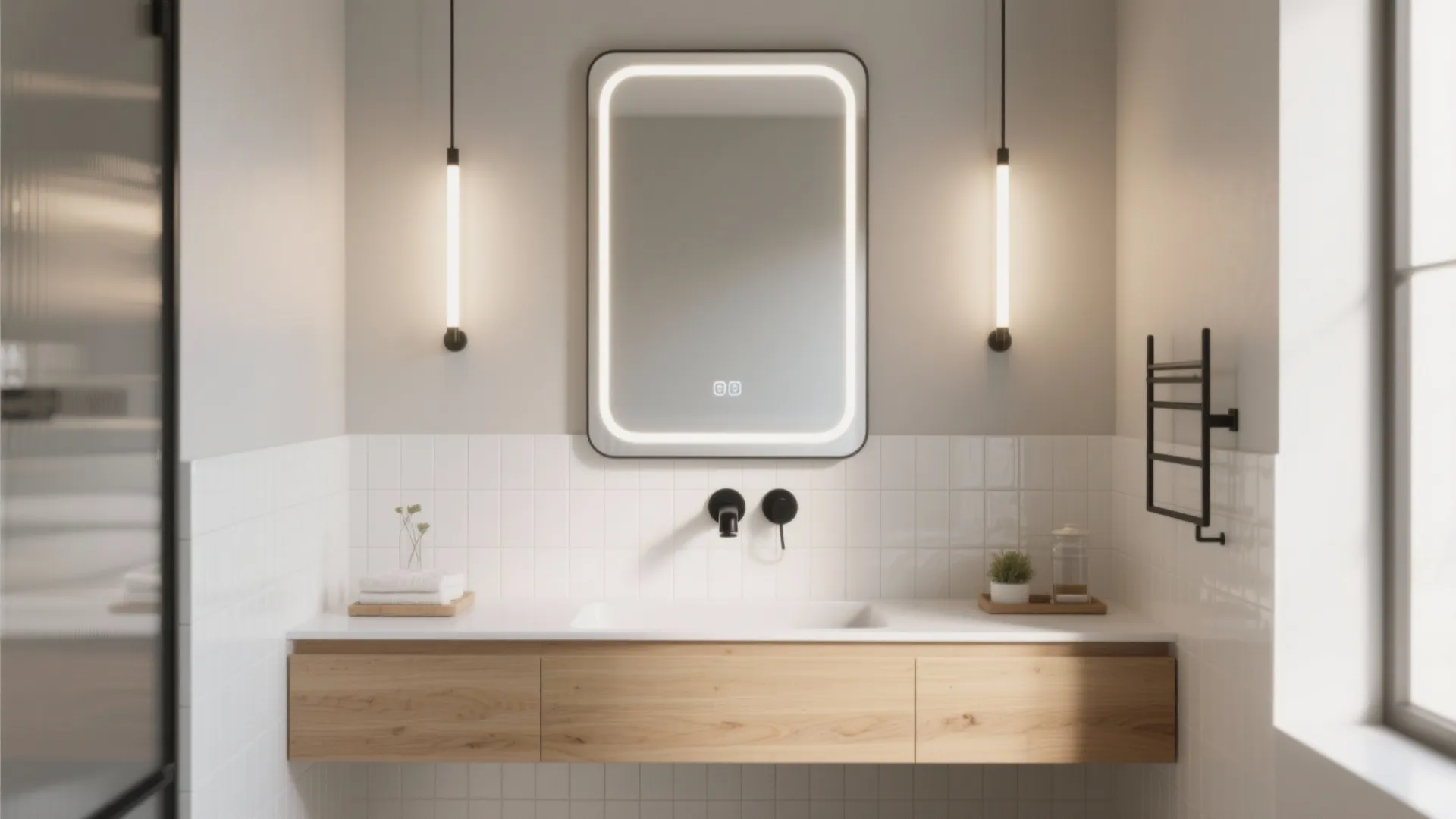 5 Wall Mounted Bathroom Mirror Ideas for Small Baths: Pro designer tips to brighten, declutter, and visually expand your bathroom with the right wall-mounted mirror choices