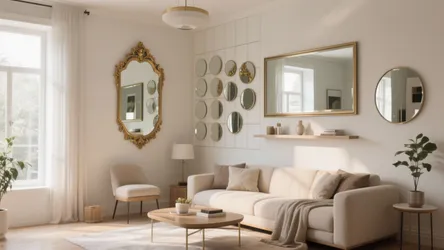 5 Wall Mirror Design Ideas for Living Rooms
