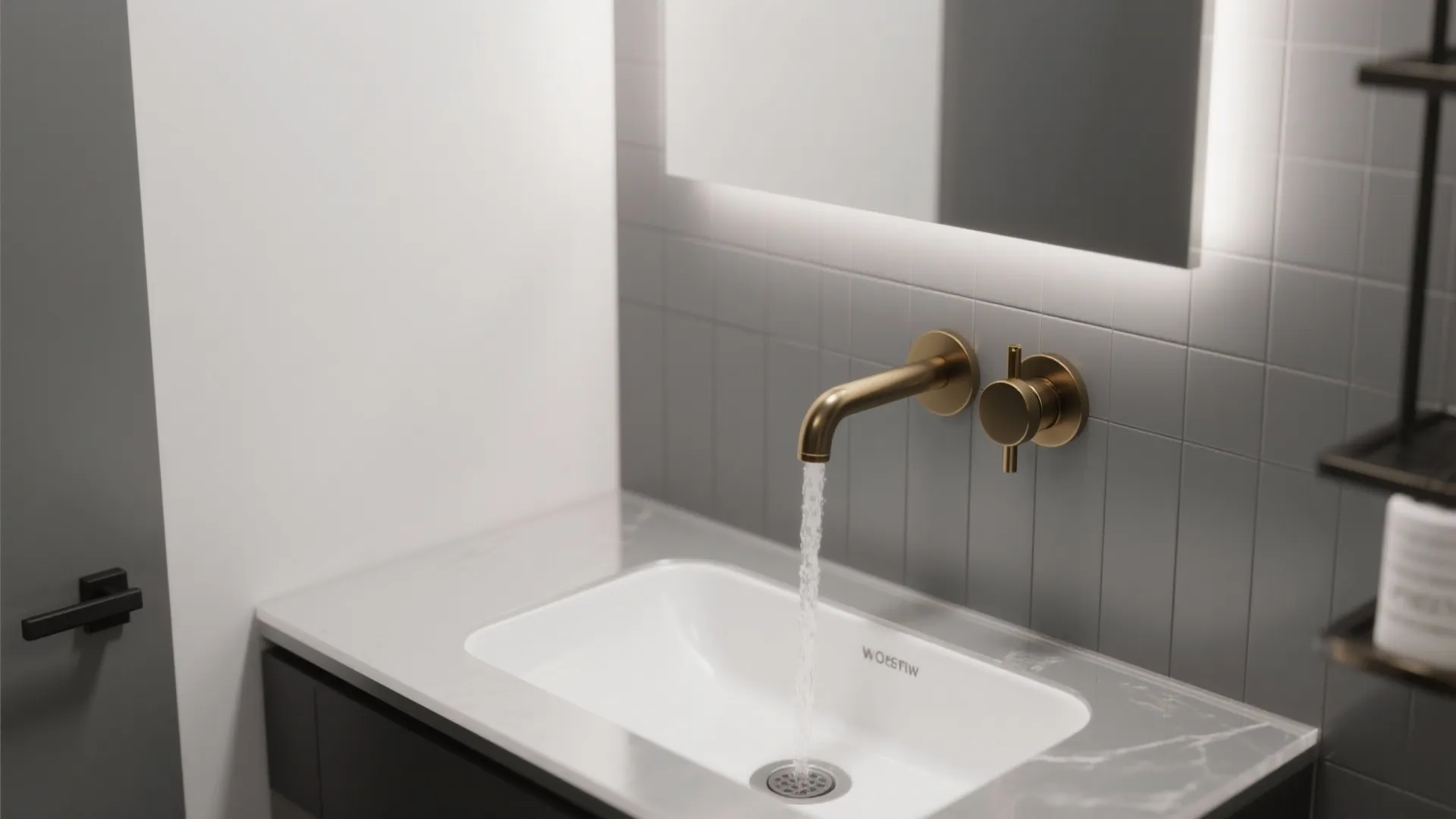 Wall-Mounted Mixers for Minimal Surfaces