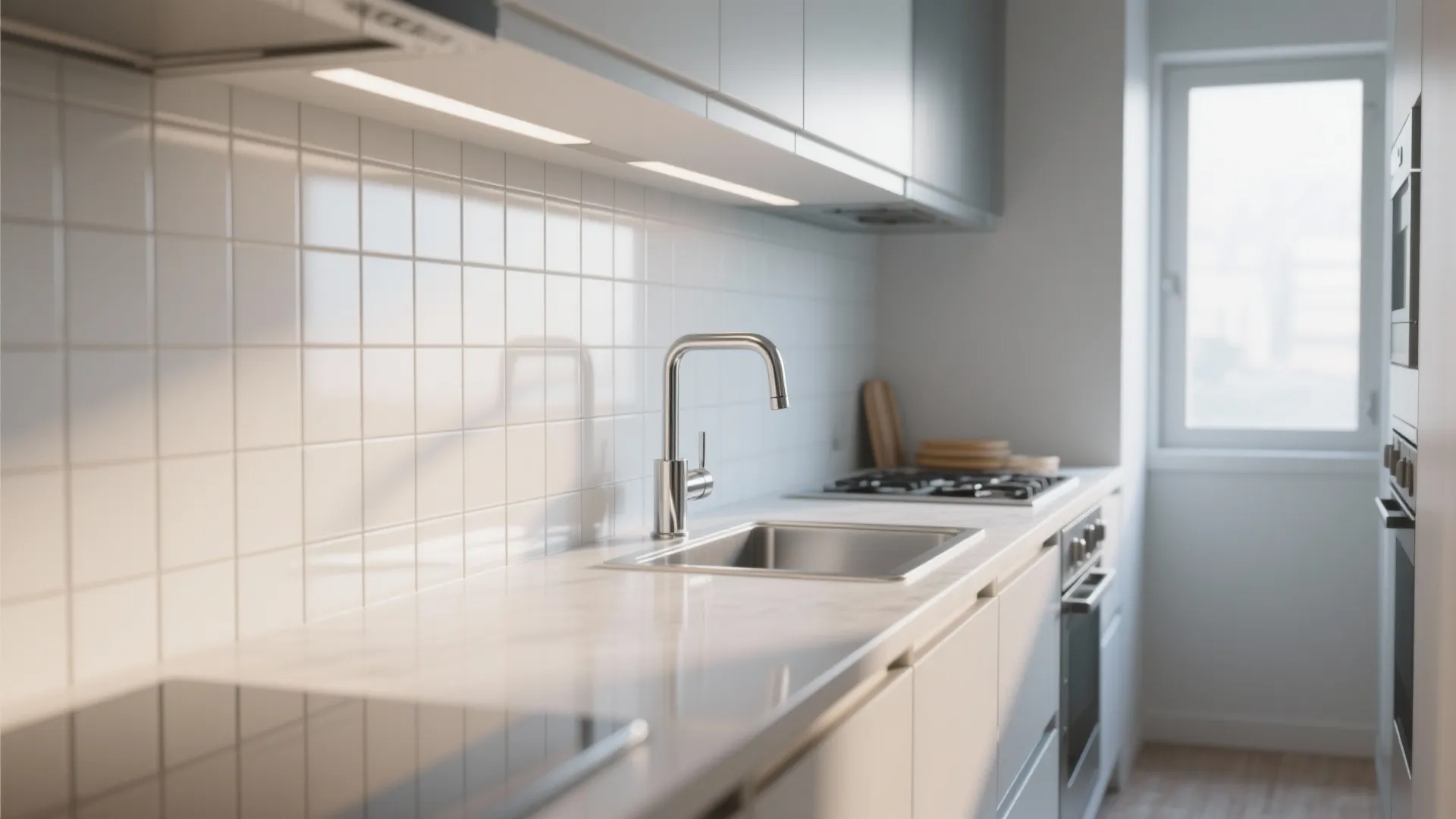 2. Use Wall-Mount Two-Handle Faucets for Easier Cleaning