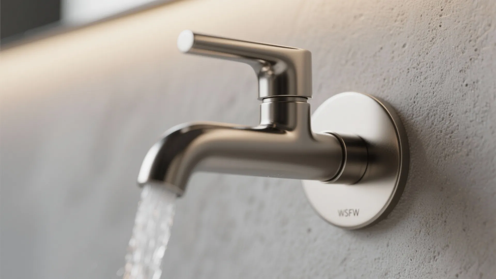 1) Minimal wall-mounted faucets to free the counter