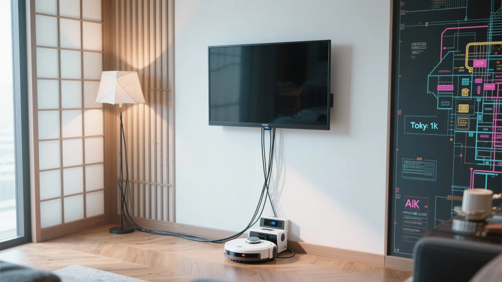 Tips 5: 壁掛け＋下部は“空ける”が正解（東京小户型で床を増やす）