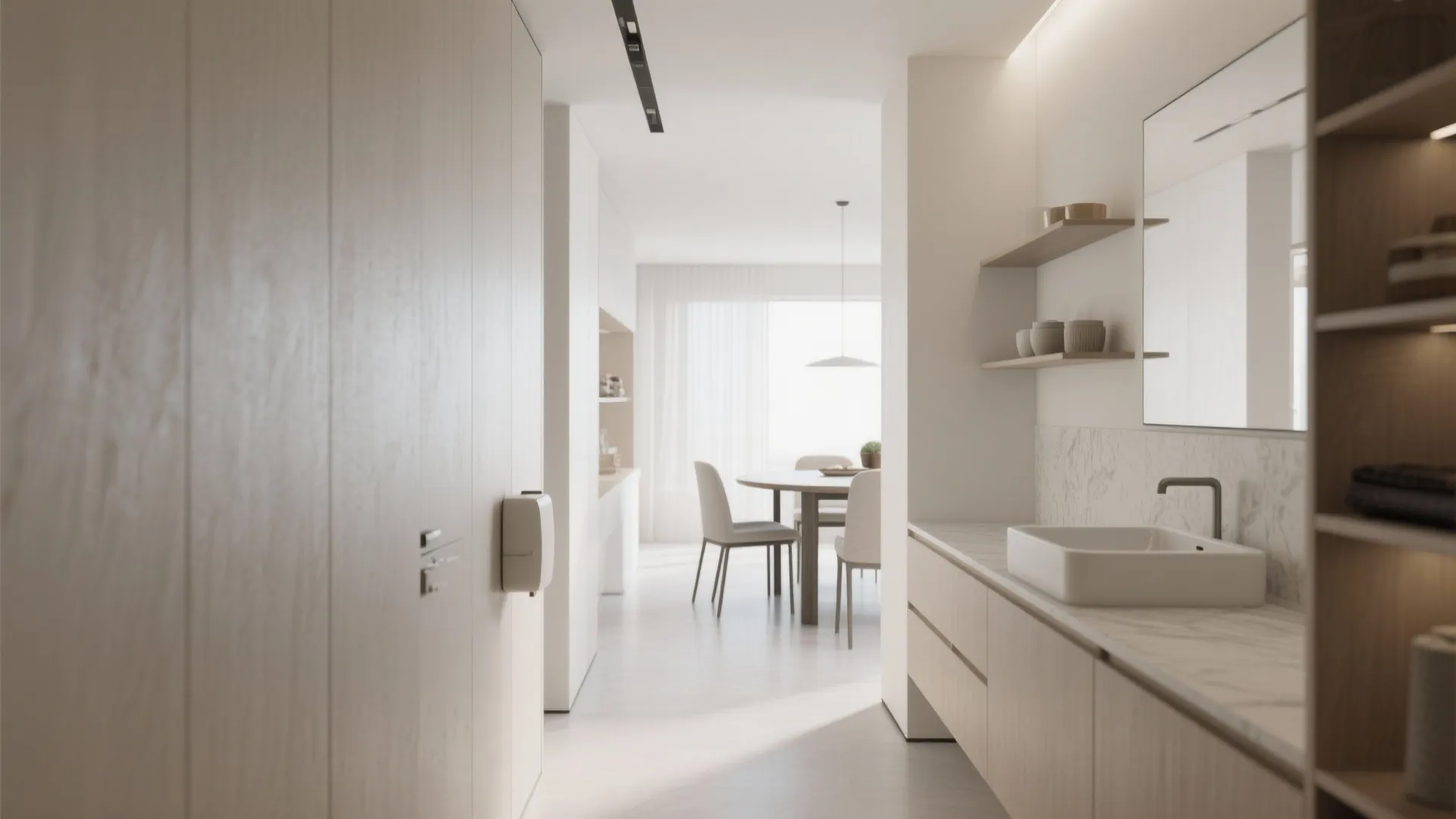 Wall-Mounted Minimalist Basin