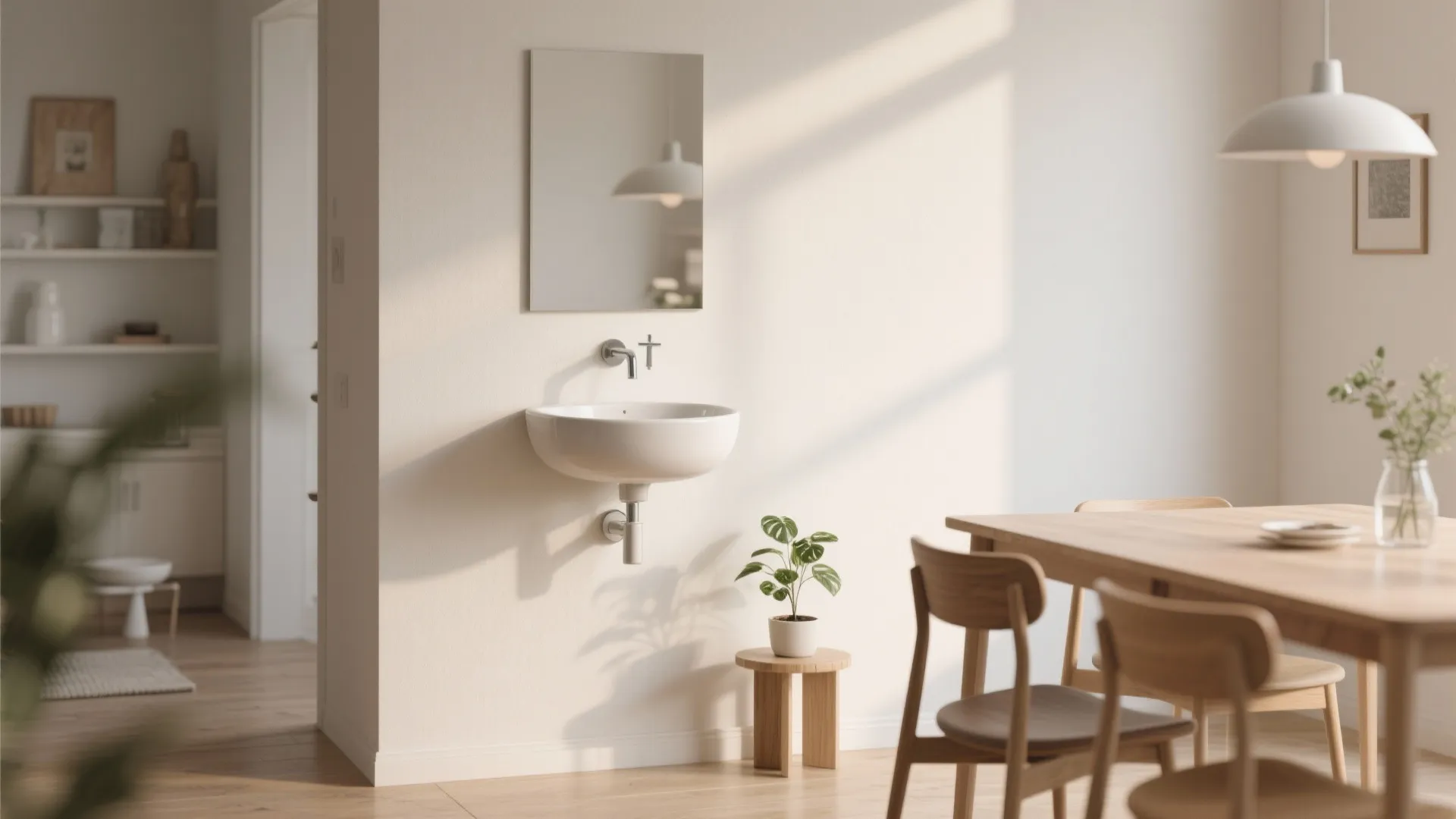 Wall-Mounted Ceramic Basin
