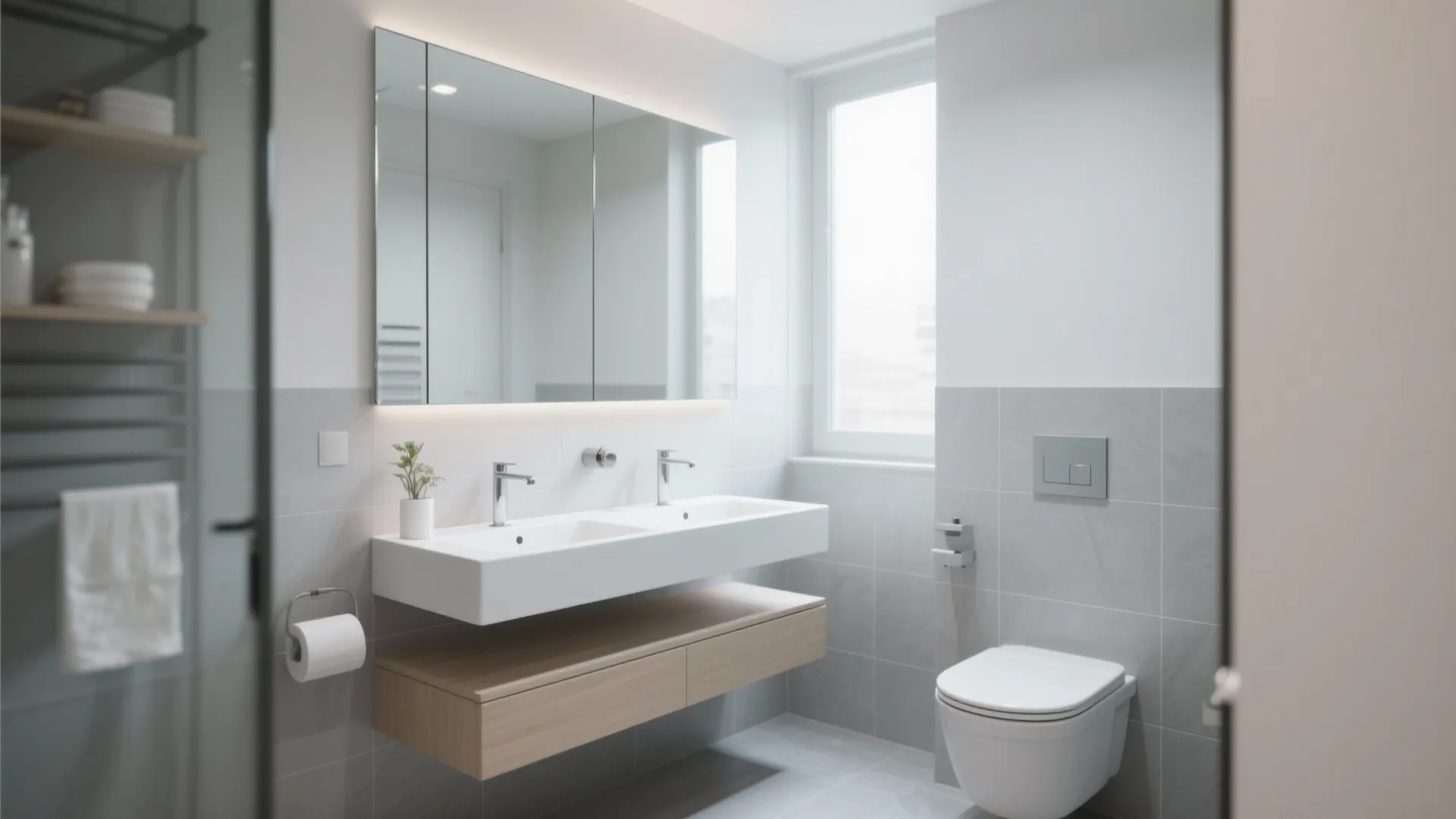 2. Embrace Wall-Mounted Fixtures