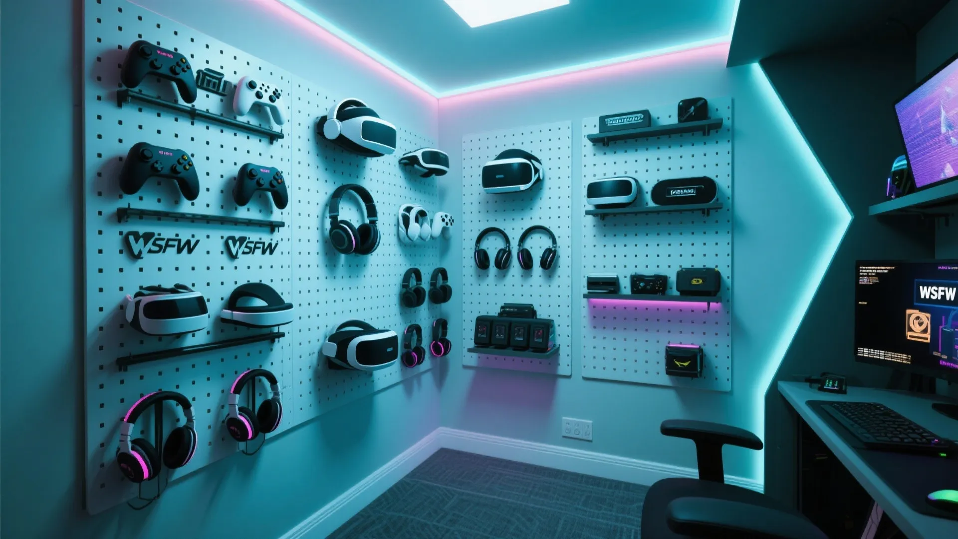 Wall-Mounted Storage for Gear