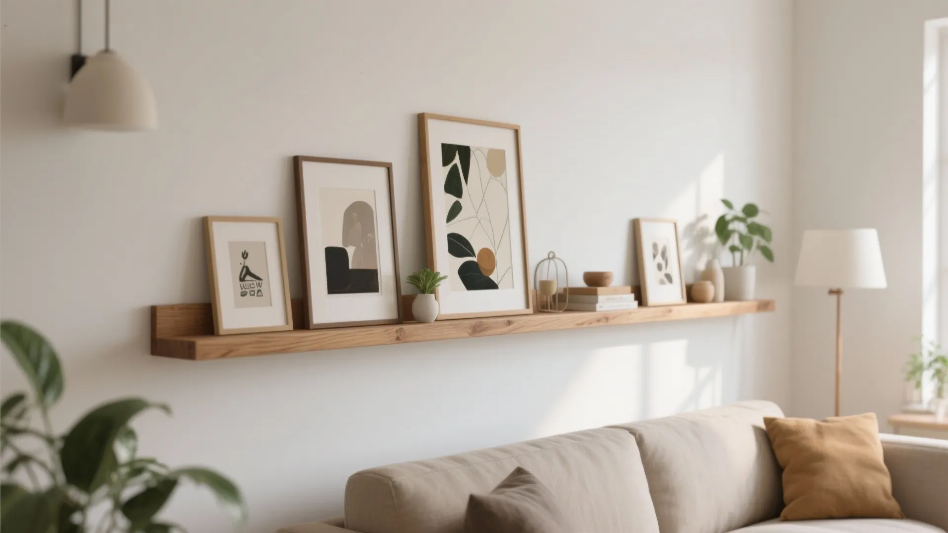 Wall-Mounted Display Ledges