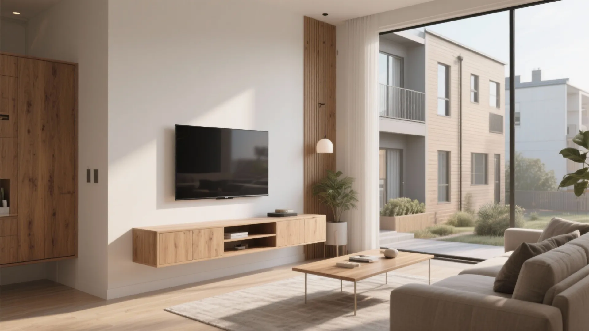 Wall-mounted Media Center