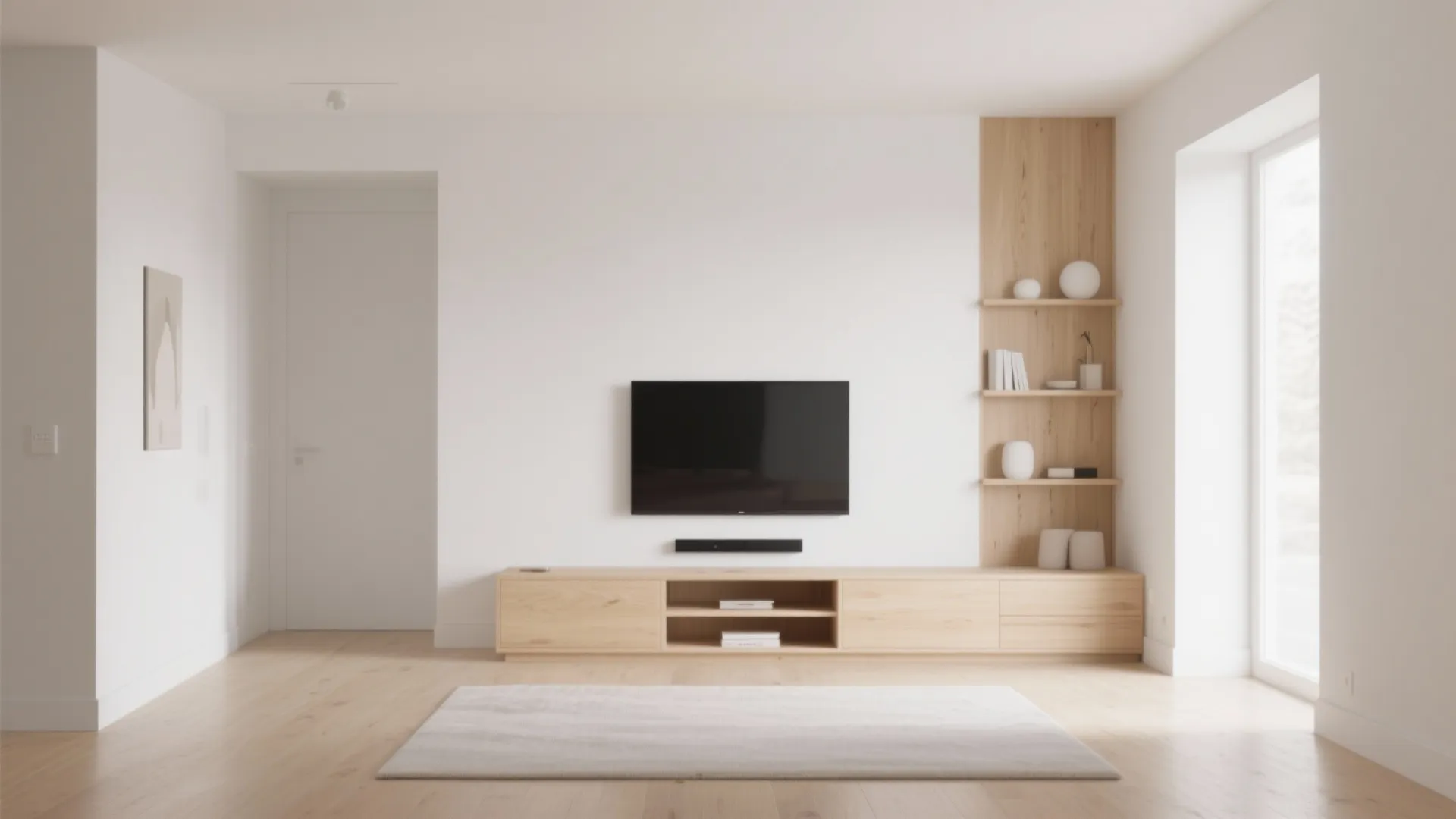 Wall-Mounted Media Center