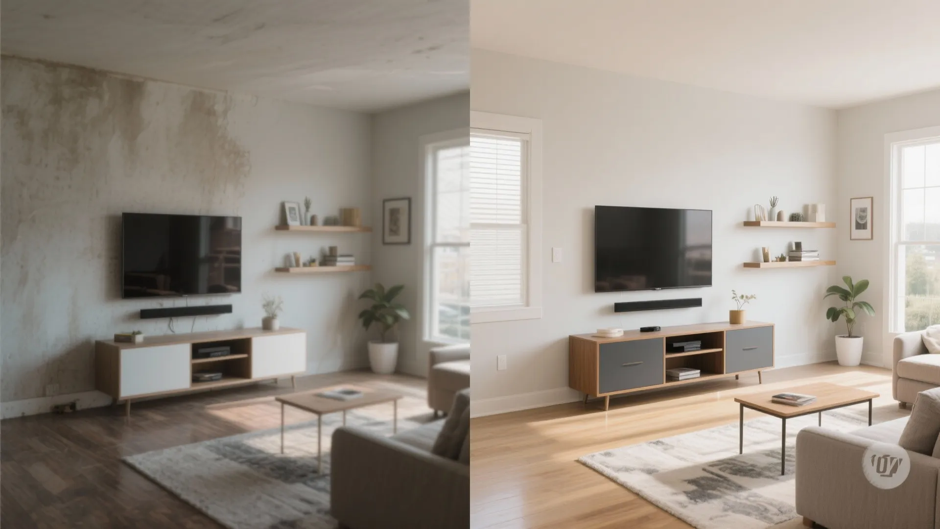 9. Wall-mounted Media Units