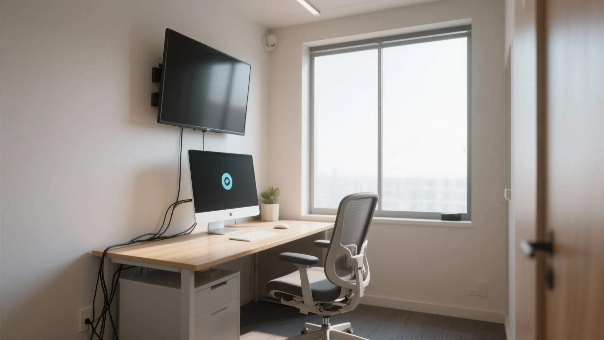 8. Wall-Mounted Monitors