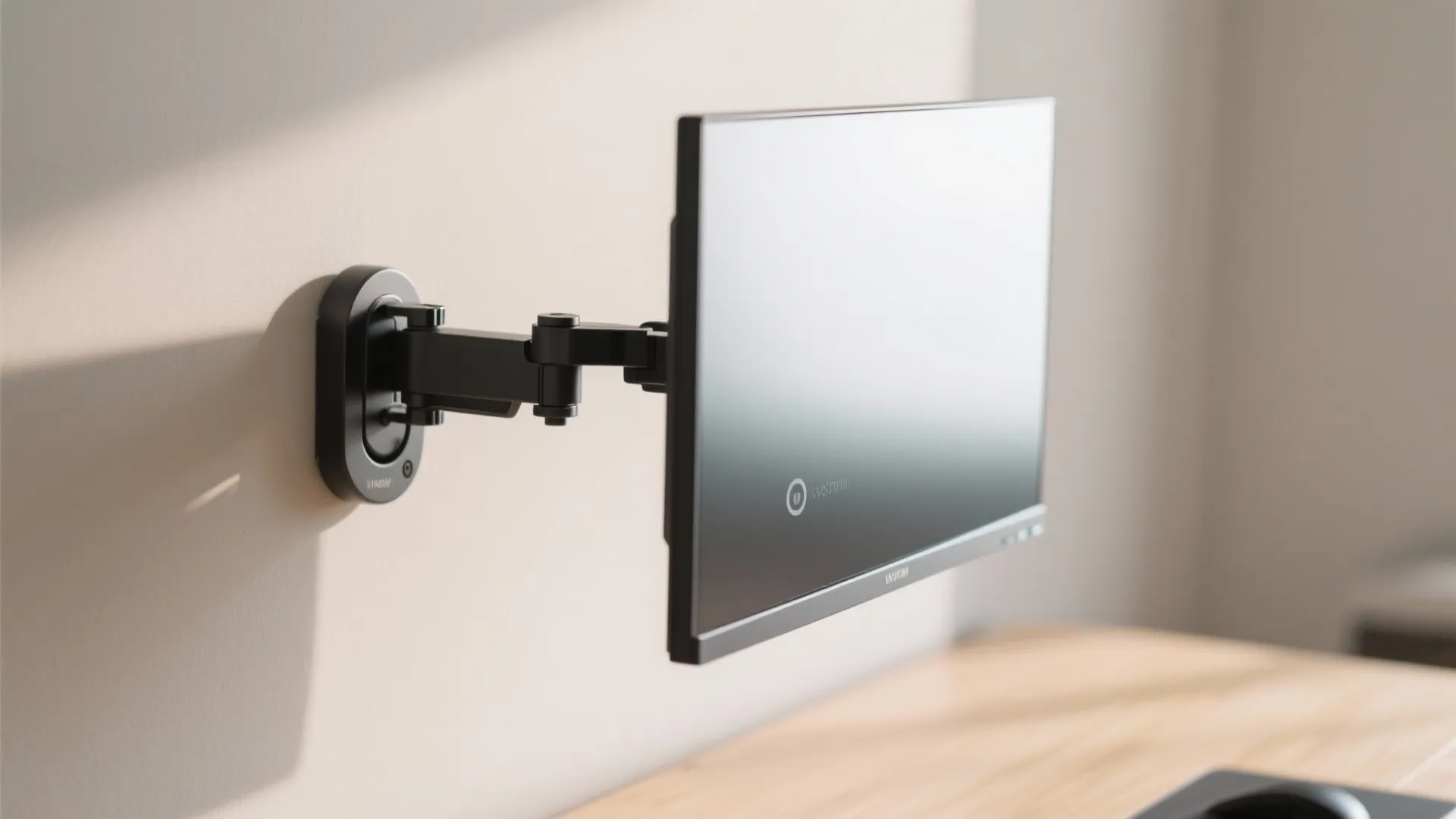 9. Wall-Mounted Monitor Arms