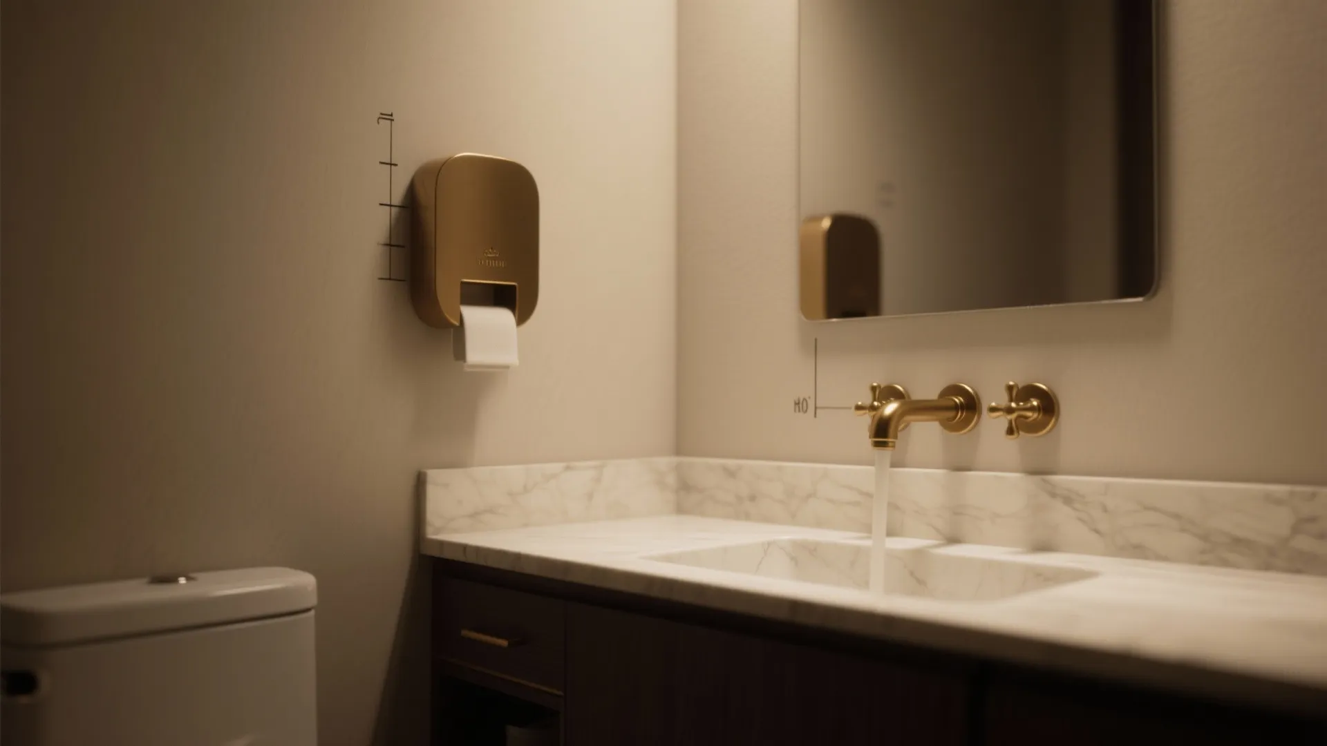 3. Consider wall-mounted faucets for small vanities