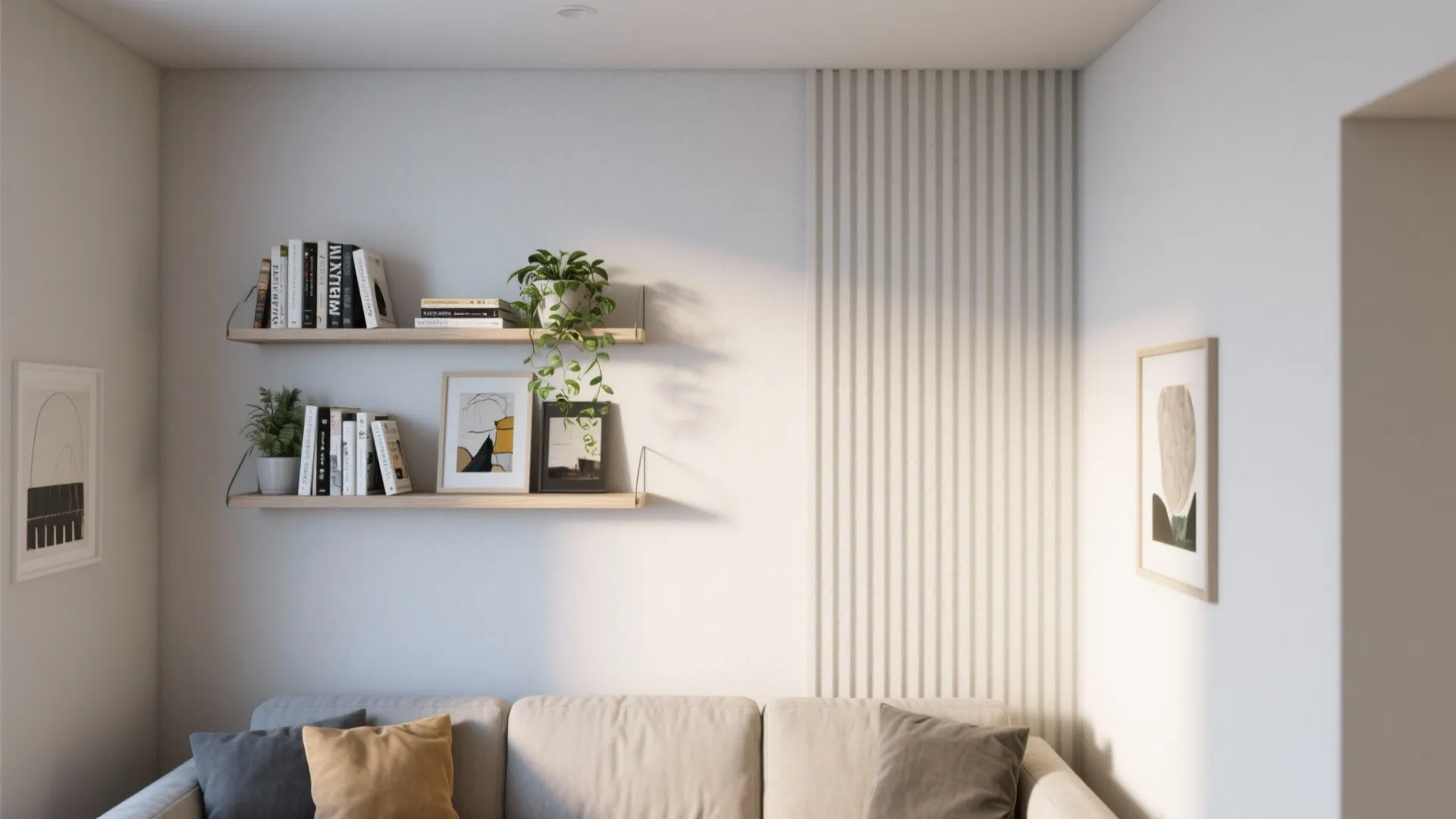 3. Wall-Mounted Shelving