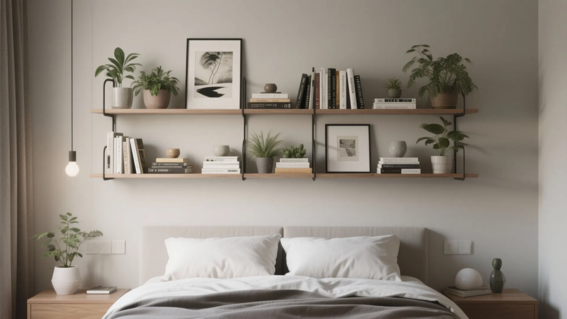 8. Wall-Mounted Shelves