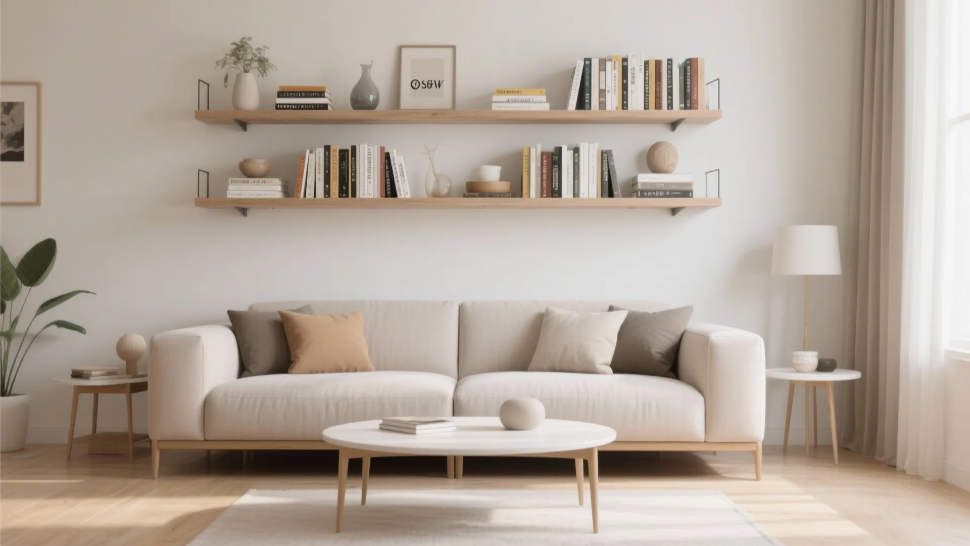 Wall-Mounted Shelving